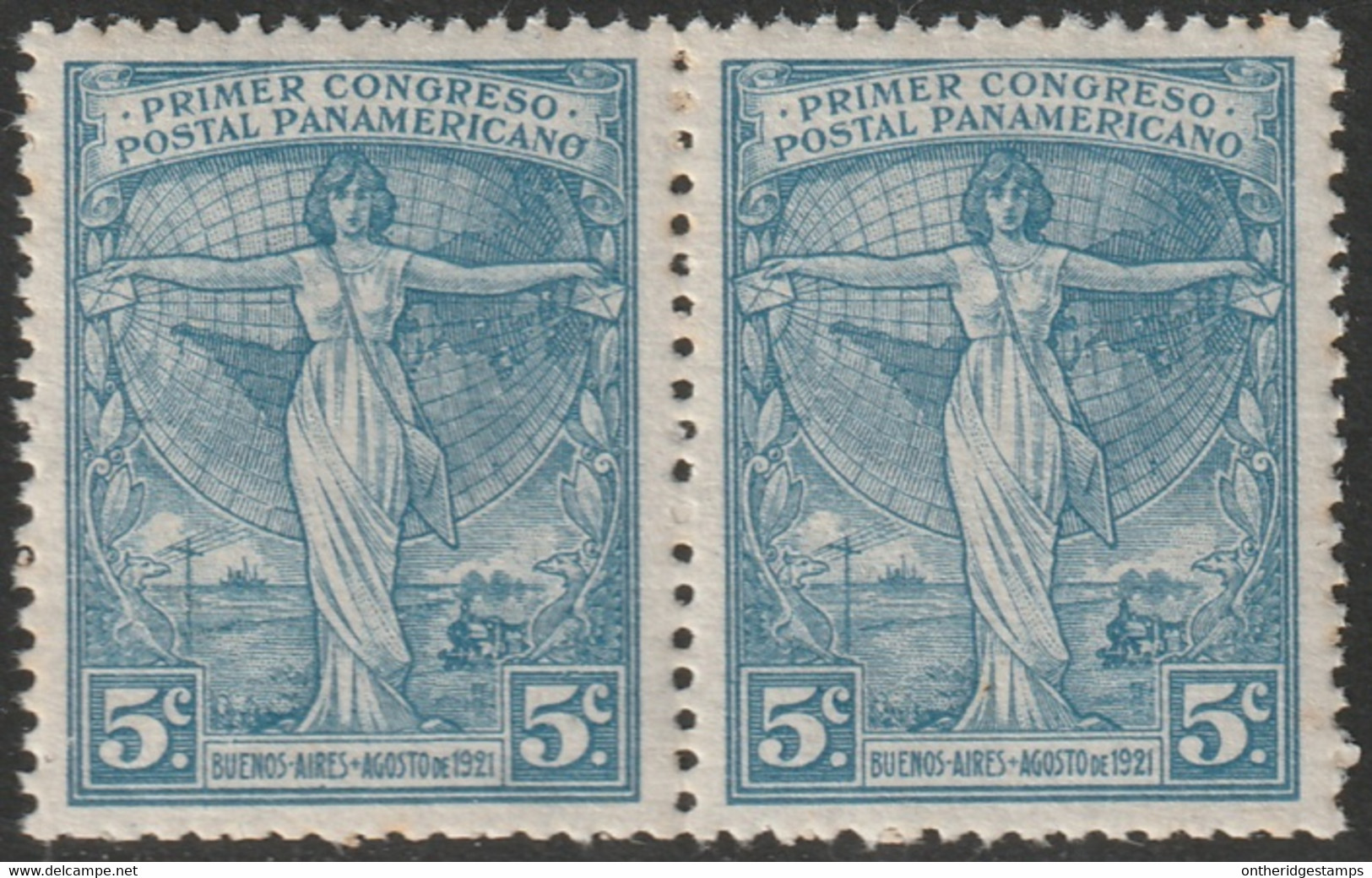 Argentina 1921 Sc 287  Pair MNH** - Ungebraucht