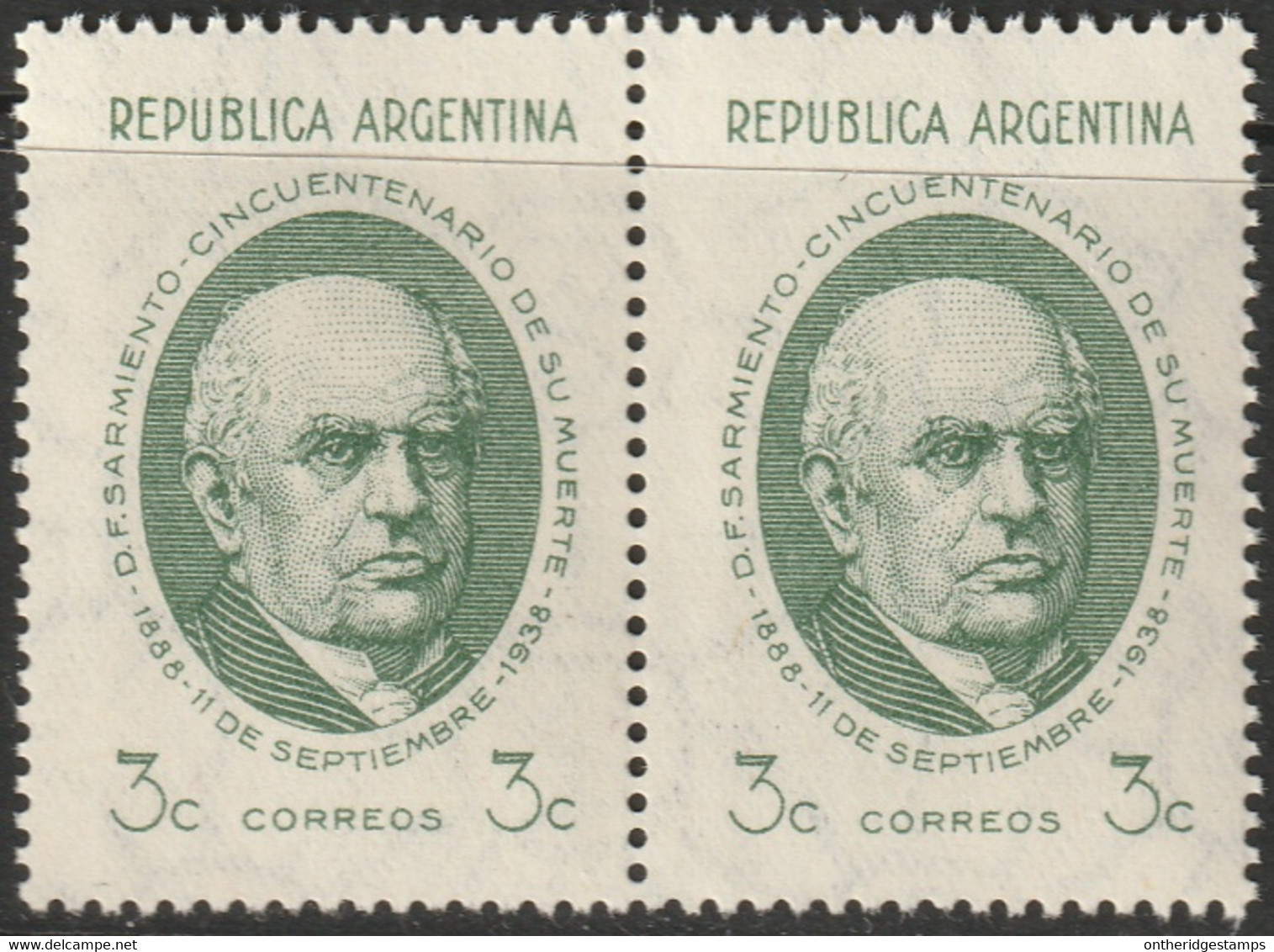 Argentina 1938 Sc 454  Pair MNH** - Nuevos