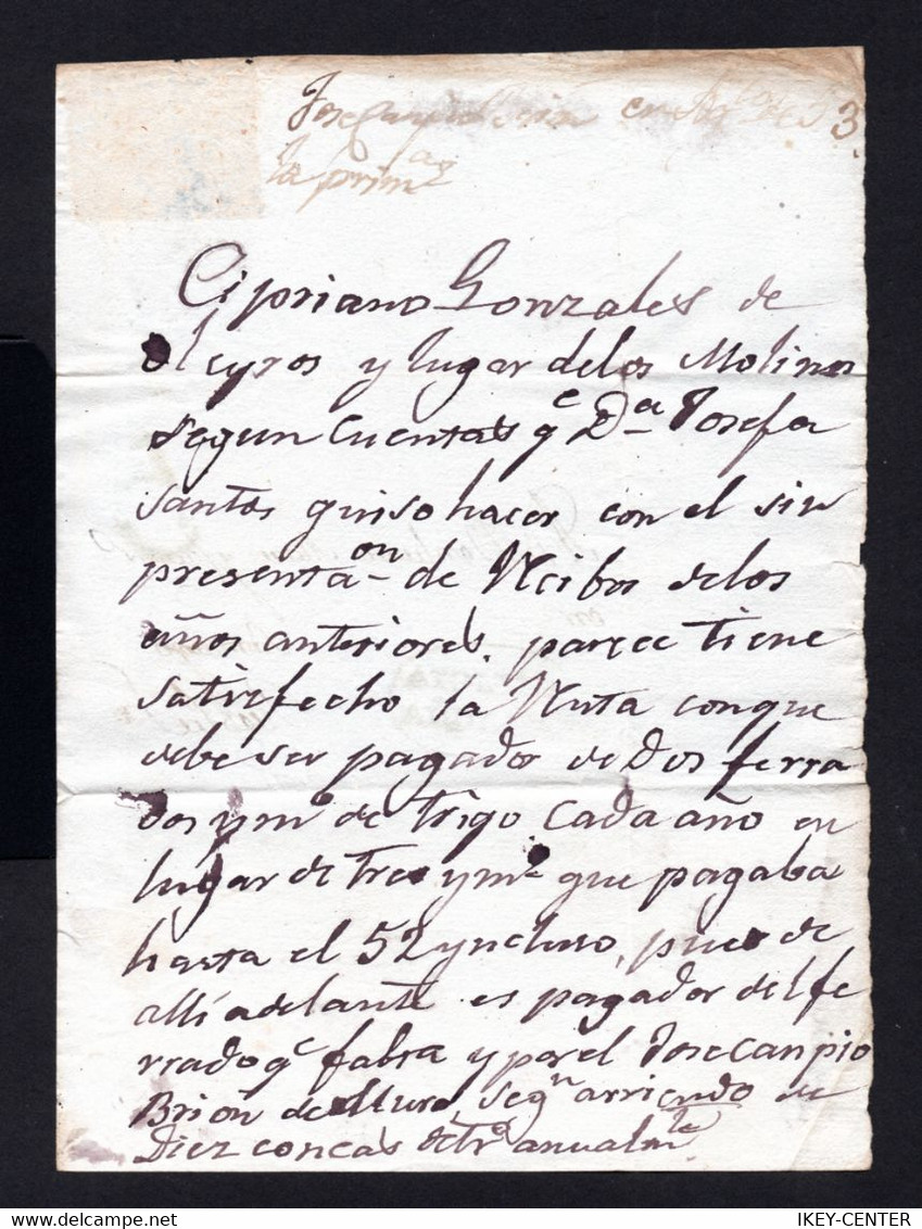 S5164-SPAIN-ESPAÑA-PRE-PHILATELIC LETTER LA CORUÑA To PUEBLA.1853.Carta PREFILATELICA.Lettre ESPAGNE - ...-1850 Prefilatelia