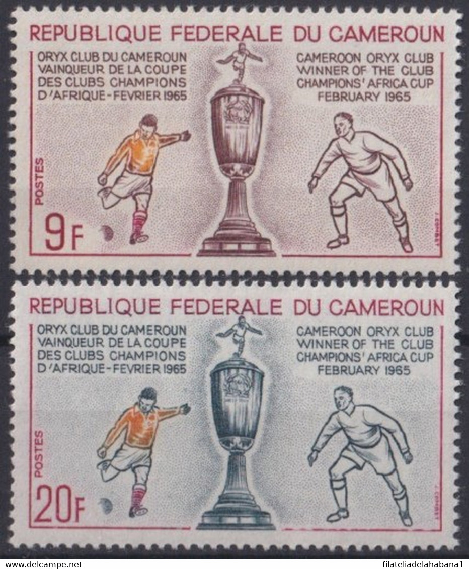 F-EX36939 CAMEROON CAMEROUN MNH 1965 AFRICA CUP SOCCER FOOTBALL. - Coupe D'Afrique Des Nations