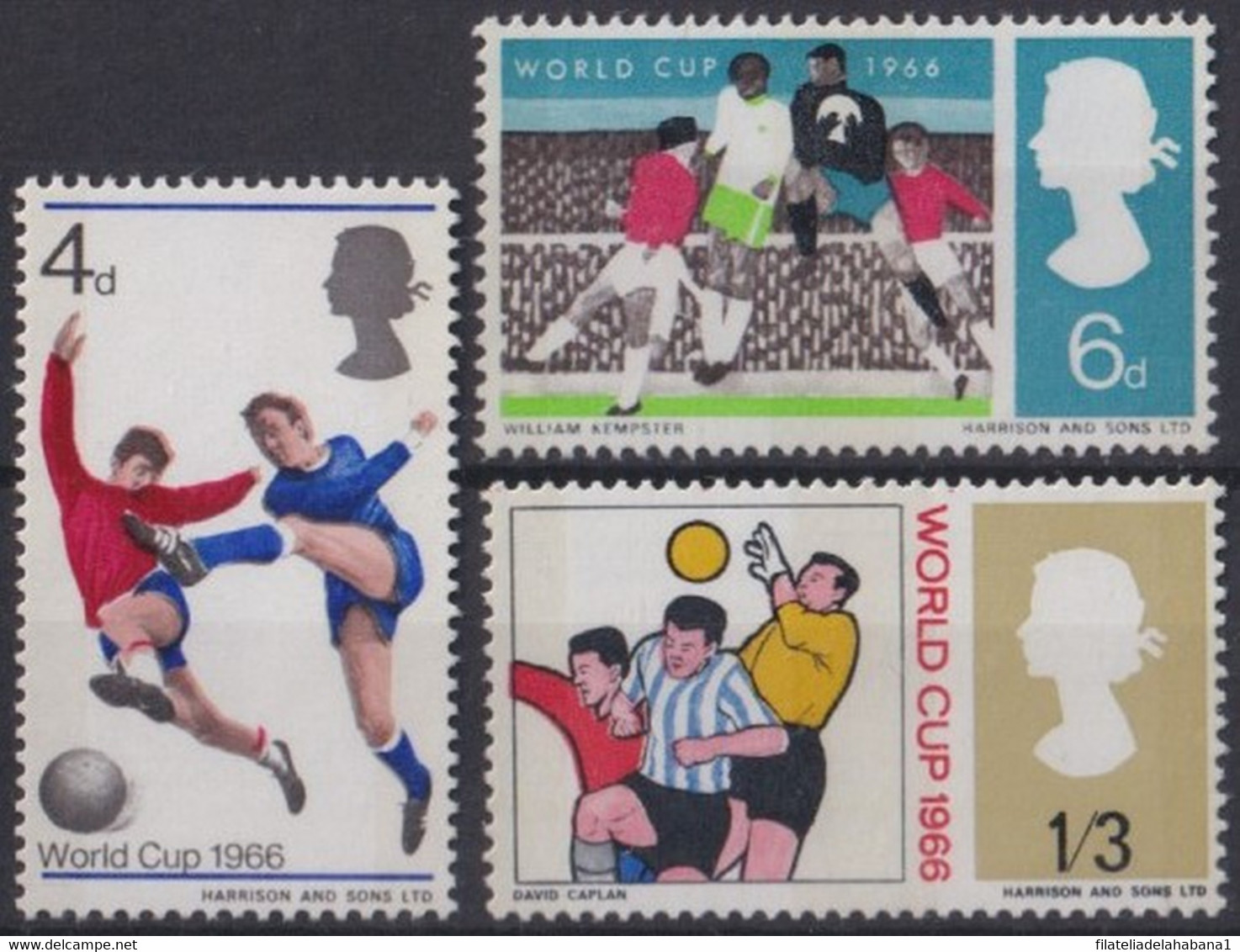 F-EX36951 ENGLAND UK GREAT BRITAIN MNH 1966 WORLD CUP SOCCER FOOTBALL. - 1966 – England