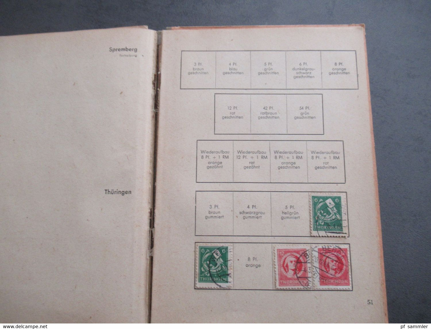 Sammelalbum für Übergangsmarken und Stadtposten 1945 / 46 D/D Briefmarken-Alben für Einzelgebiete