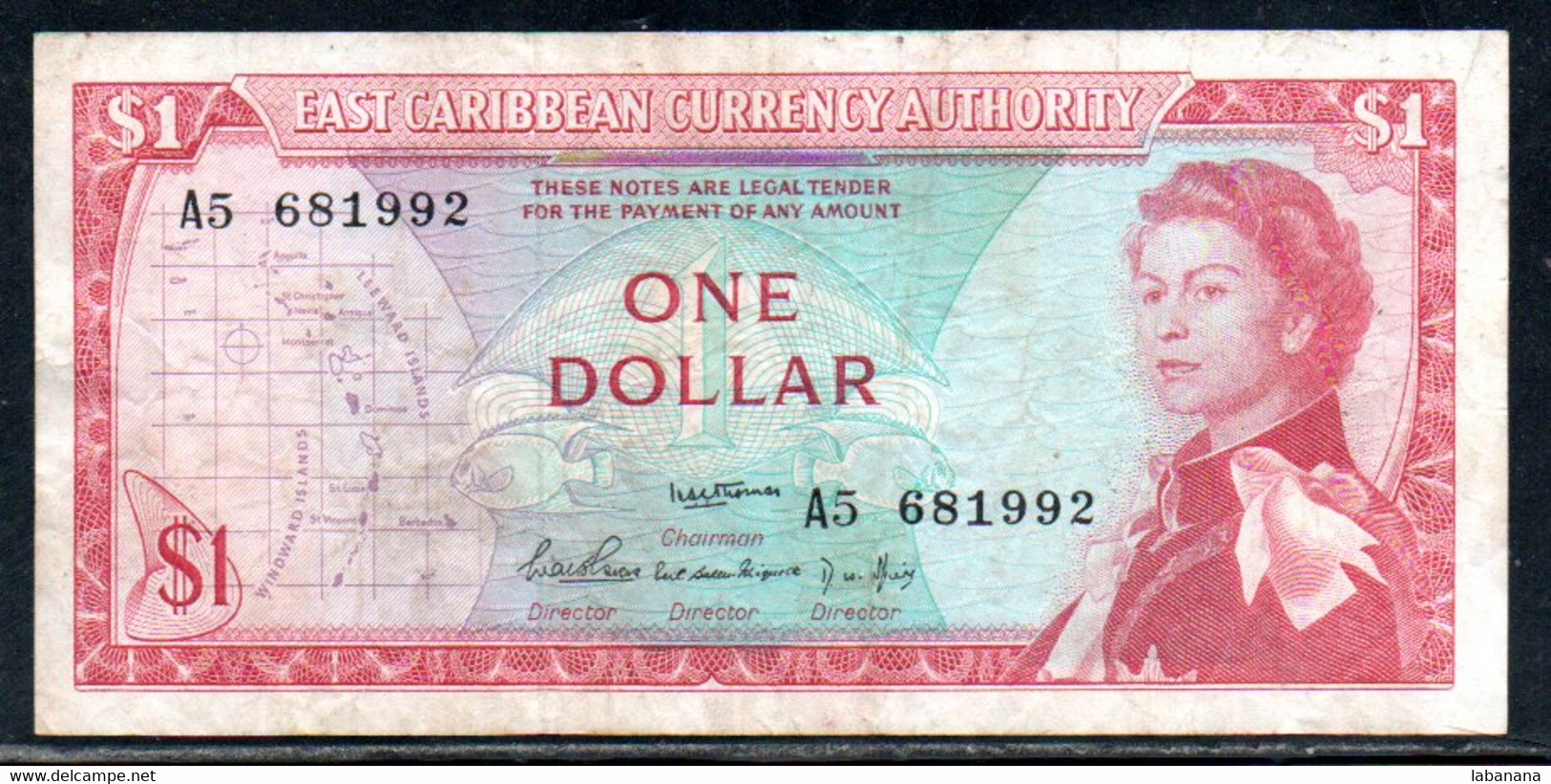 659-East Caribbean 1$ A5 - Caraïbes Orientales