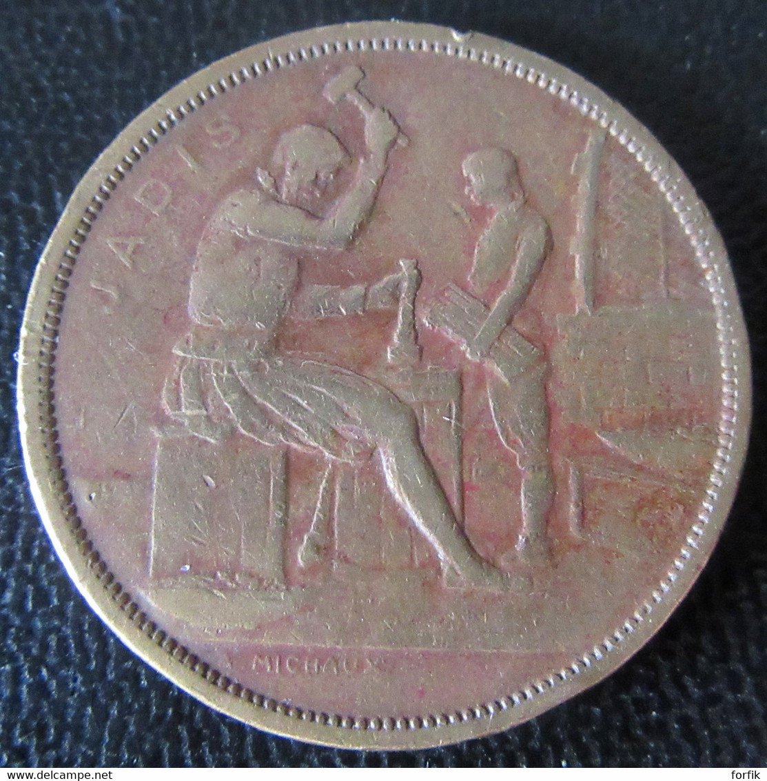 Belgique - Médaille Monnaie De Bruxelles 1910 - Jadis / Aujourd'hui - Diam. 30mm, 10,2 Grammes - Professionals / Firms