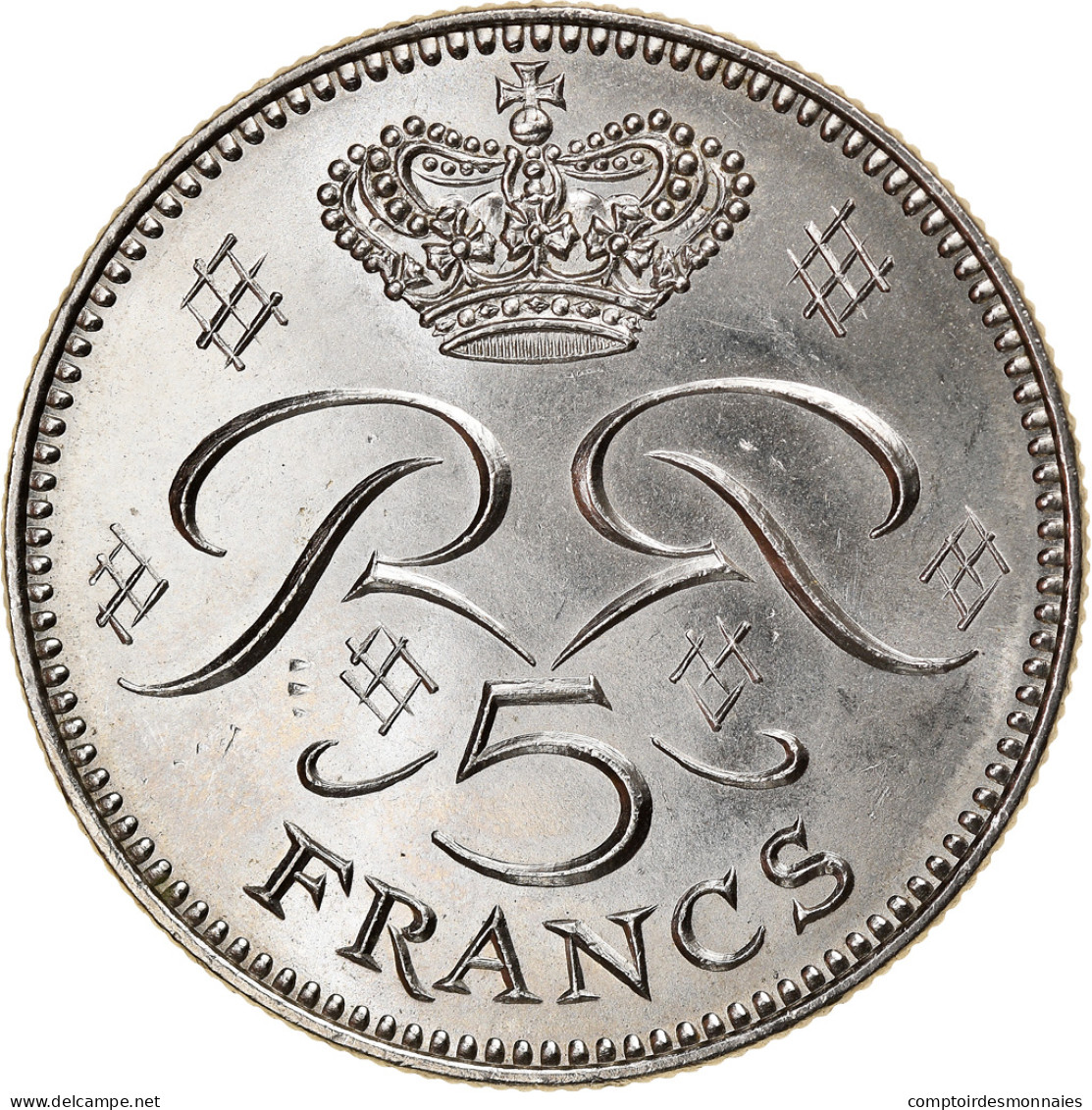 Monnaie, Monaco, Rainier III, 5 Francs, 1974, SUP, Copper-nickel, Gadoury:MC - 1960-2001 Nouveaux Francs