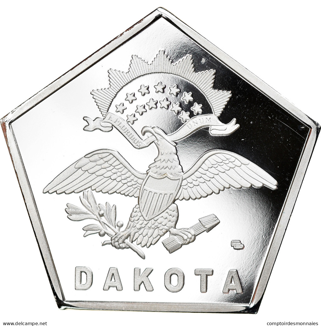 Monnaie, États-Unis, Dakota, 20 Dollars, 2020, FDC, Silver Clad Copper-Nickel - 2007-…: Presidents