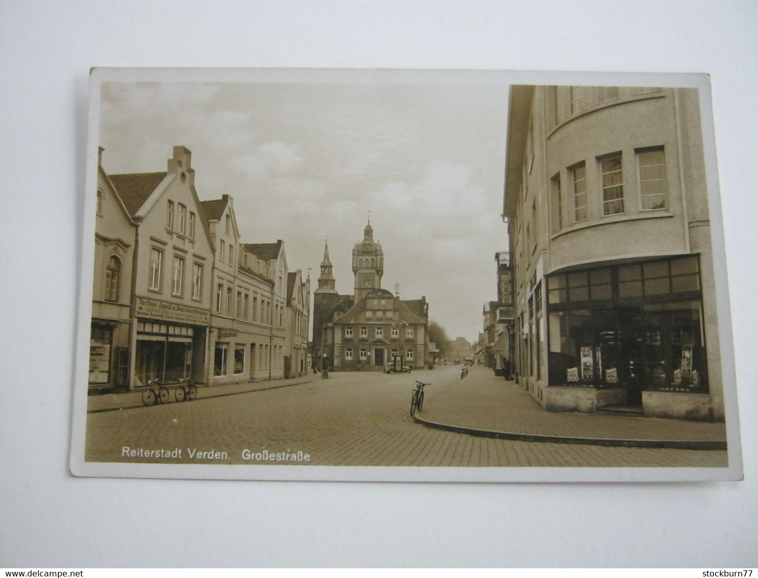 VERDEN , Strasse  ,  Schöne Karte  Um 1940 - Verden