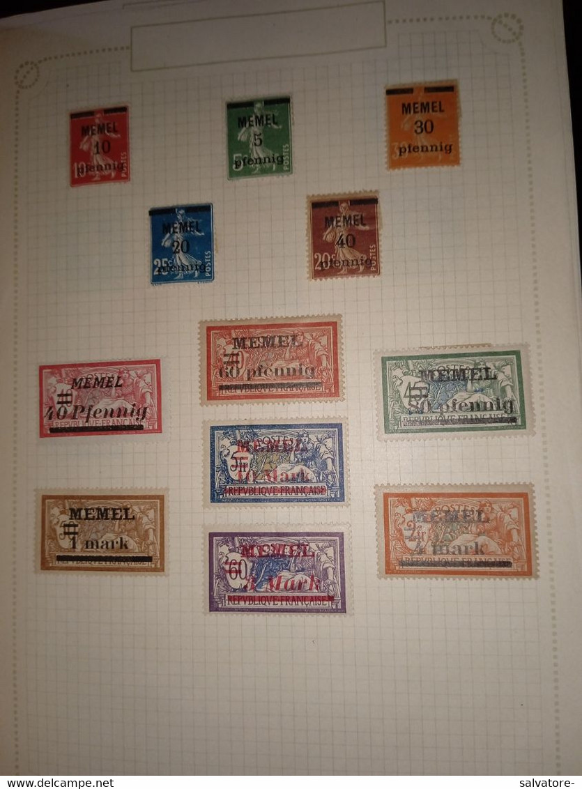 FRANCOBOLLI FRANCESI SOVRASTAMPATI ANNI 2O - Used Stamps