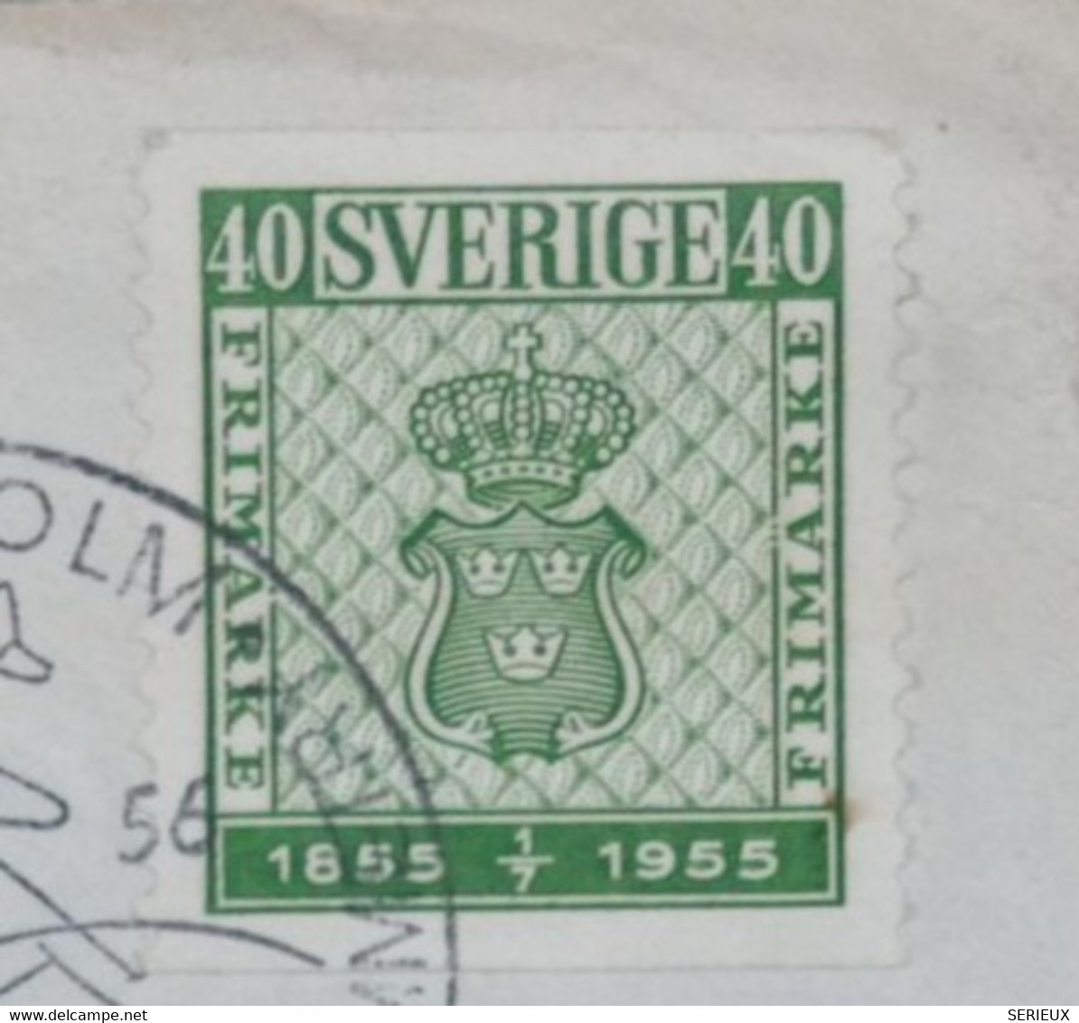 BH17 SVERIGE  BELLE  LETTRE  1956 STOCKHOLM A ST MAUR FRANCE ++ + AFFRANC.  INTERESSANT++ - Lettres & Documents