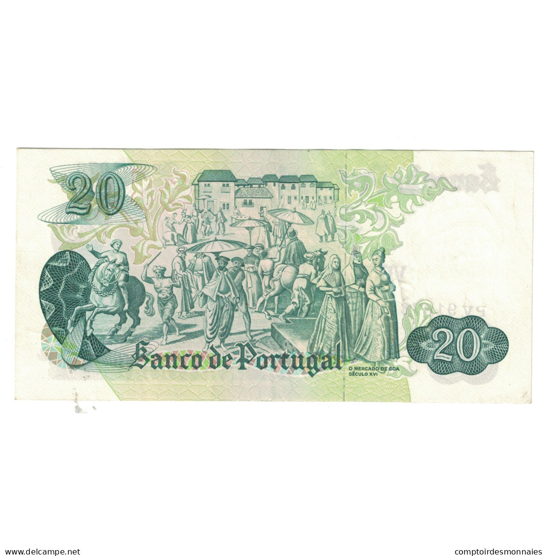 Billet, Portugal, 20 Escudos, 1971, 1971-07-27, KM:173, SUP - Portugal