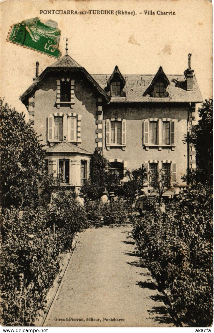 CPA PONTCHARRA-sur-TURDINE - Villa Charvin (639756) - Pontcharra-sur-Turdine