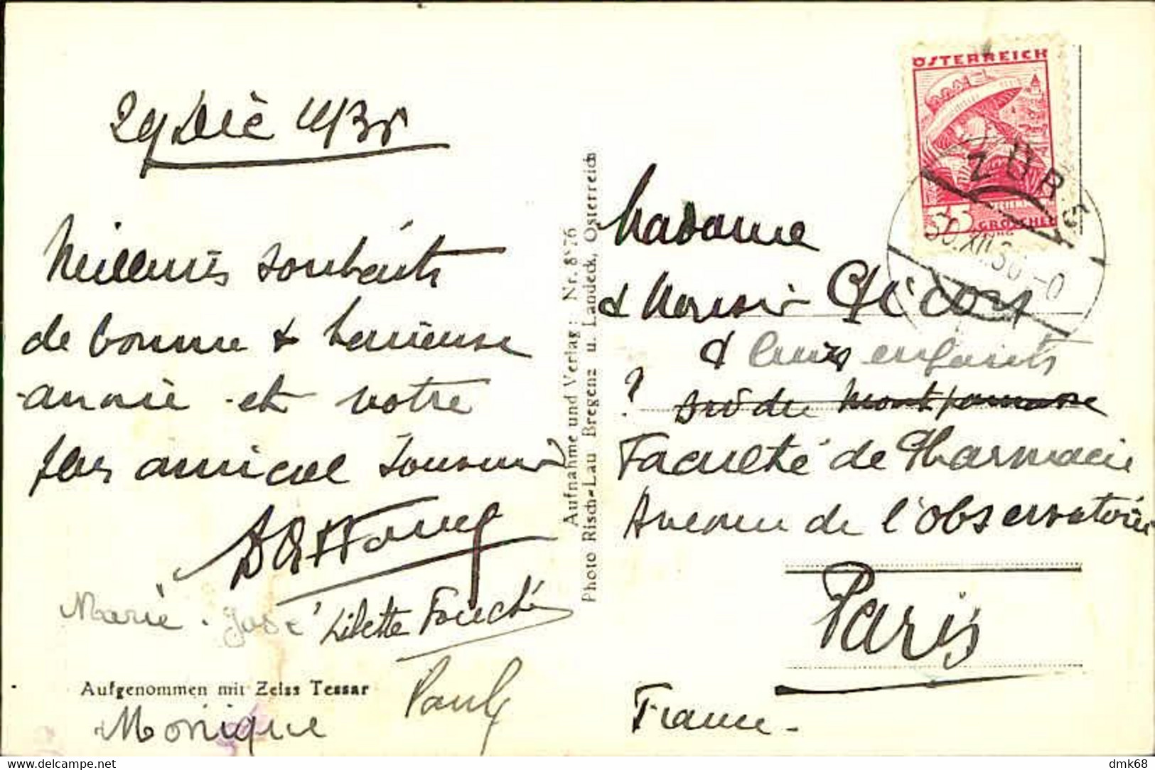 AK AUSTRIA - ZURS - AUSMARSCH D. KURSE - PHOTO RISCH-LAU - MAILED 1936 (15143) - Zürs