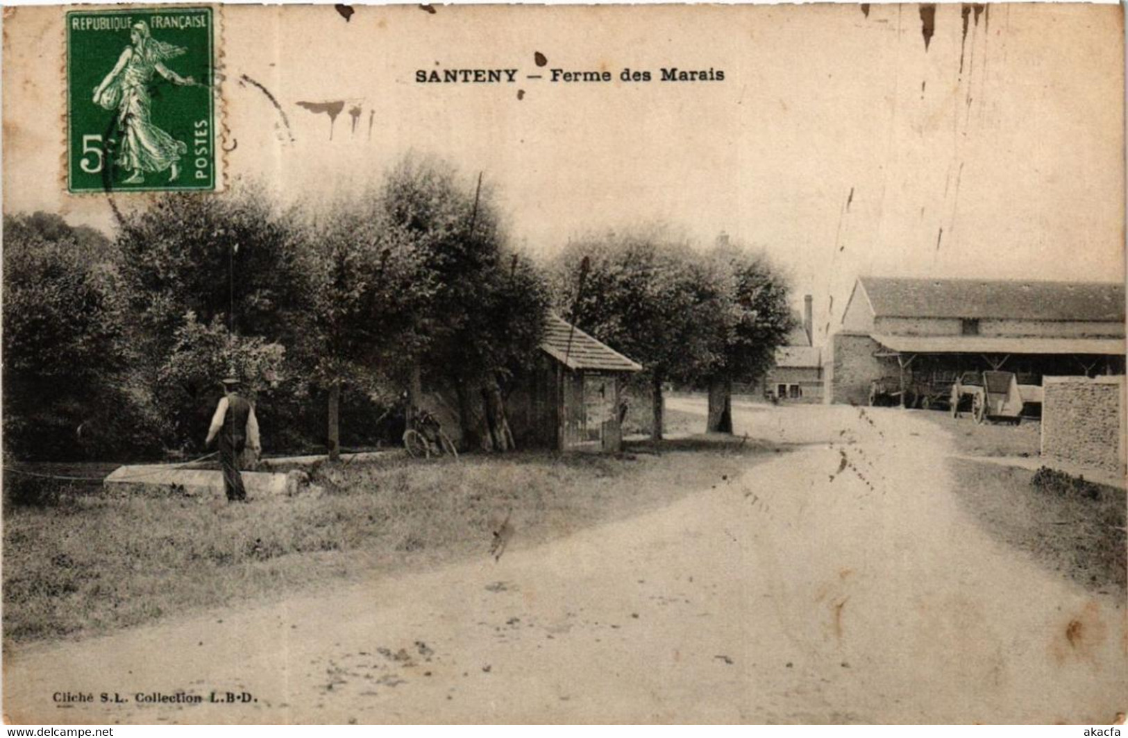 CPA SANTENY Ferme Des Marais (600334) - Santeny