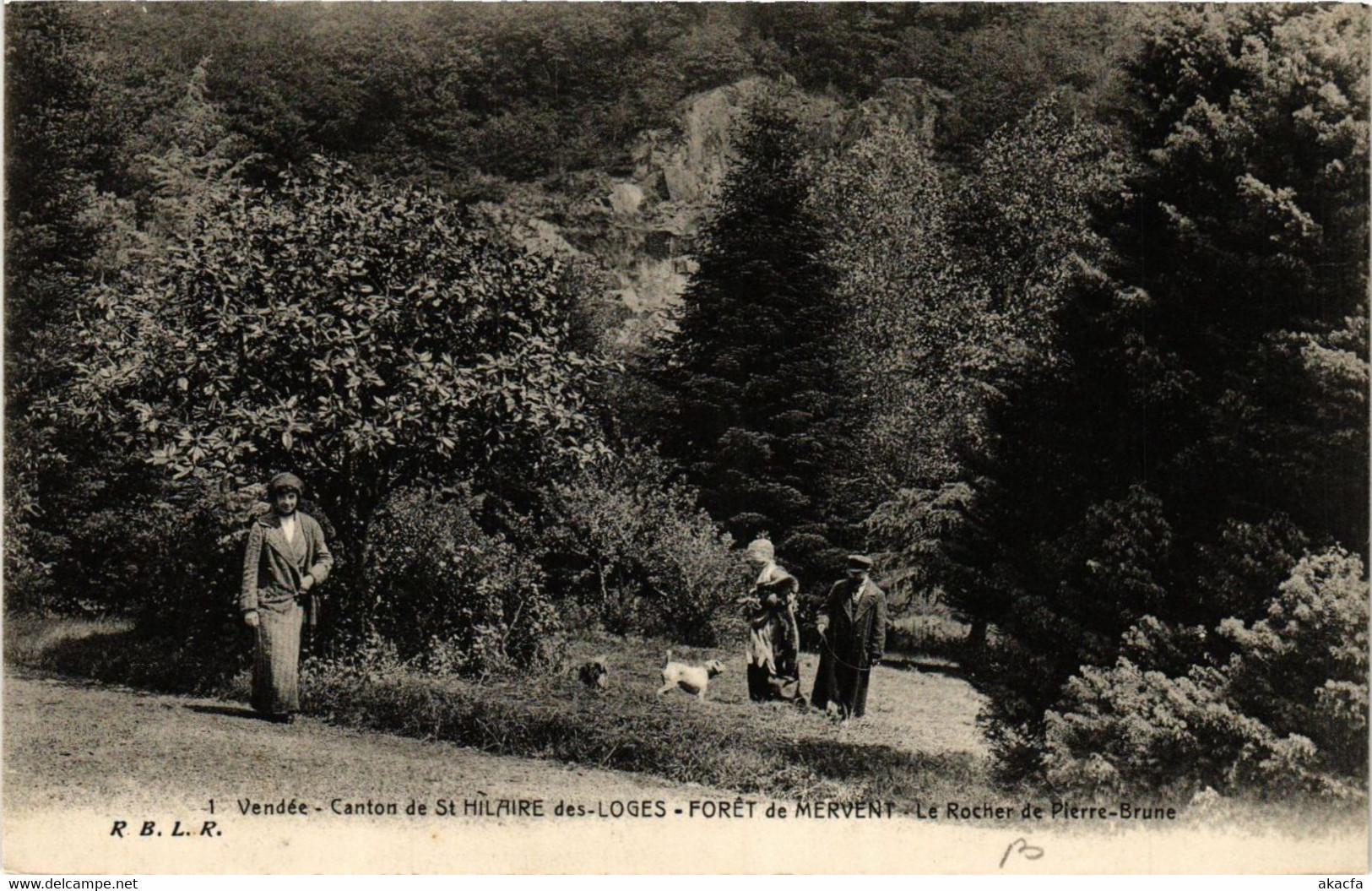 CPA Canton De St-HILAIRE-des-LOGES - Foret De MERVENT - Scene (637311) - Saint Hilaire Des Loges