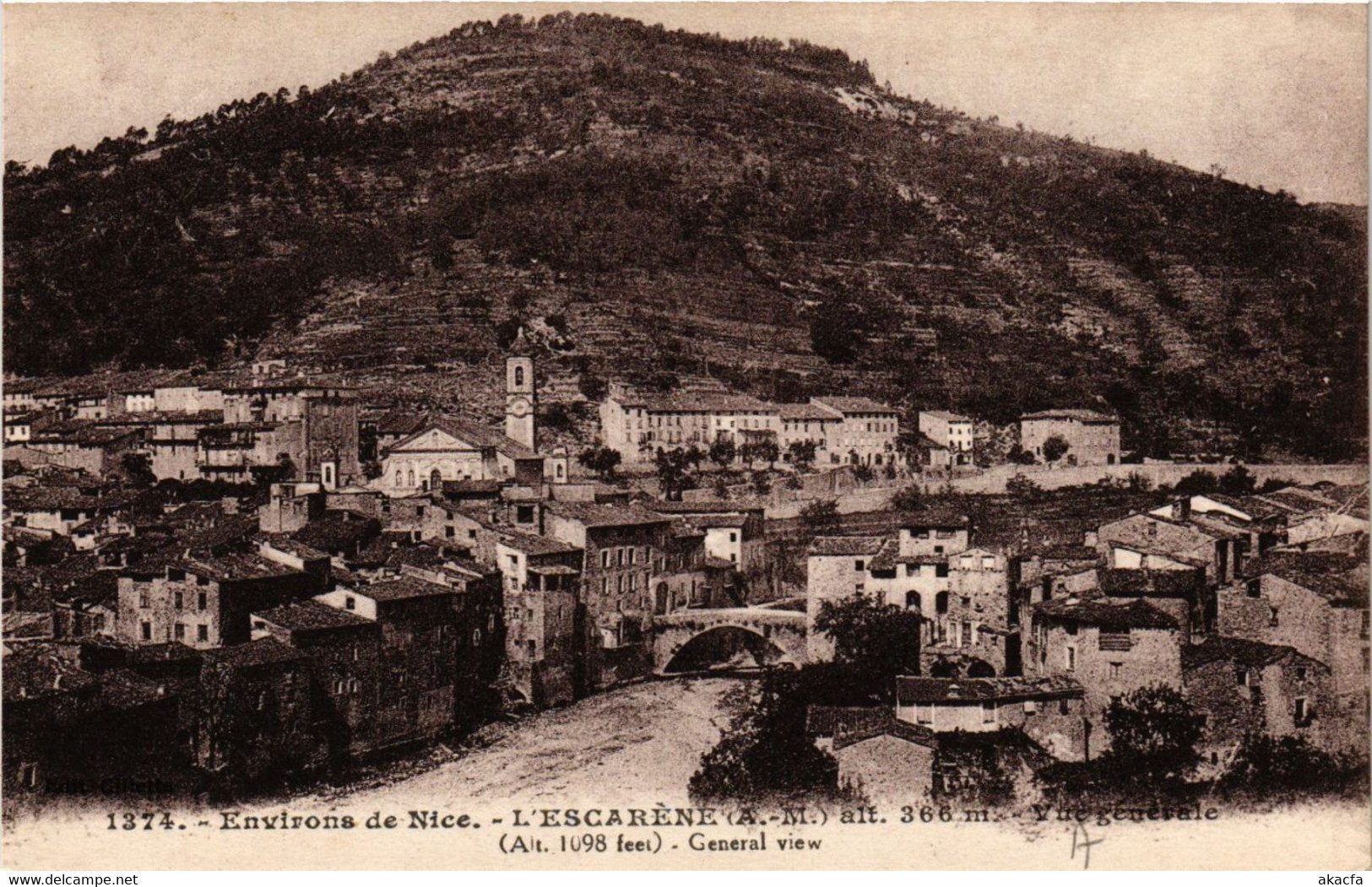 CPA L'ESCARENE - Vue Générale - Env. De NICE (639518) - L'Escarène