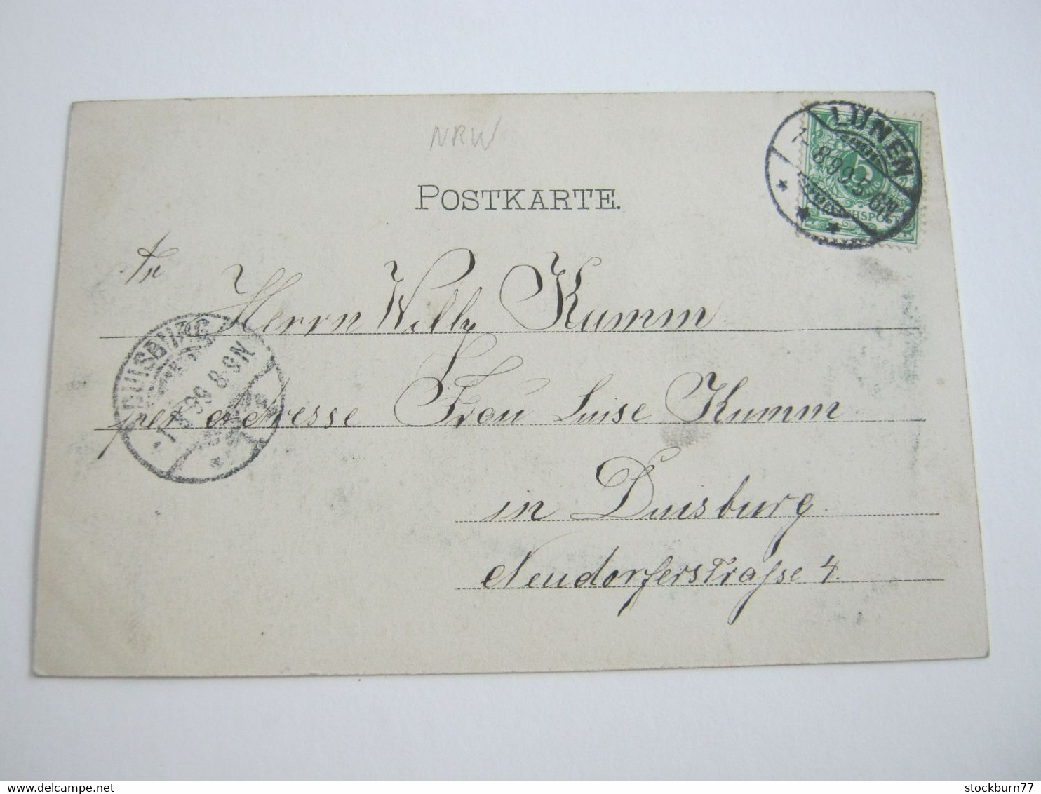 LÜNEN , Postamt,  Schöne Karte  Um 1899 - Lünen