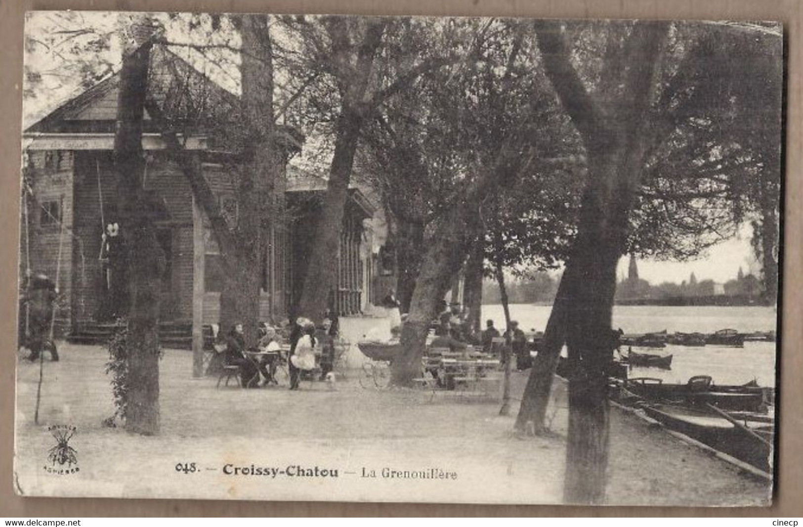 CPA 78 - CROISSY CHATOU - La Grenouillère - TB PLAN Etablissement Et Sa Terrasse ANIMATION Tables - Croissy-sur-Seine