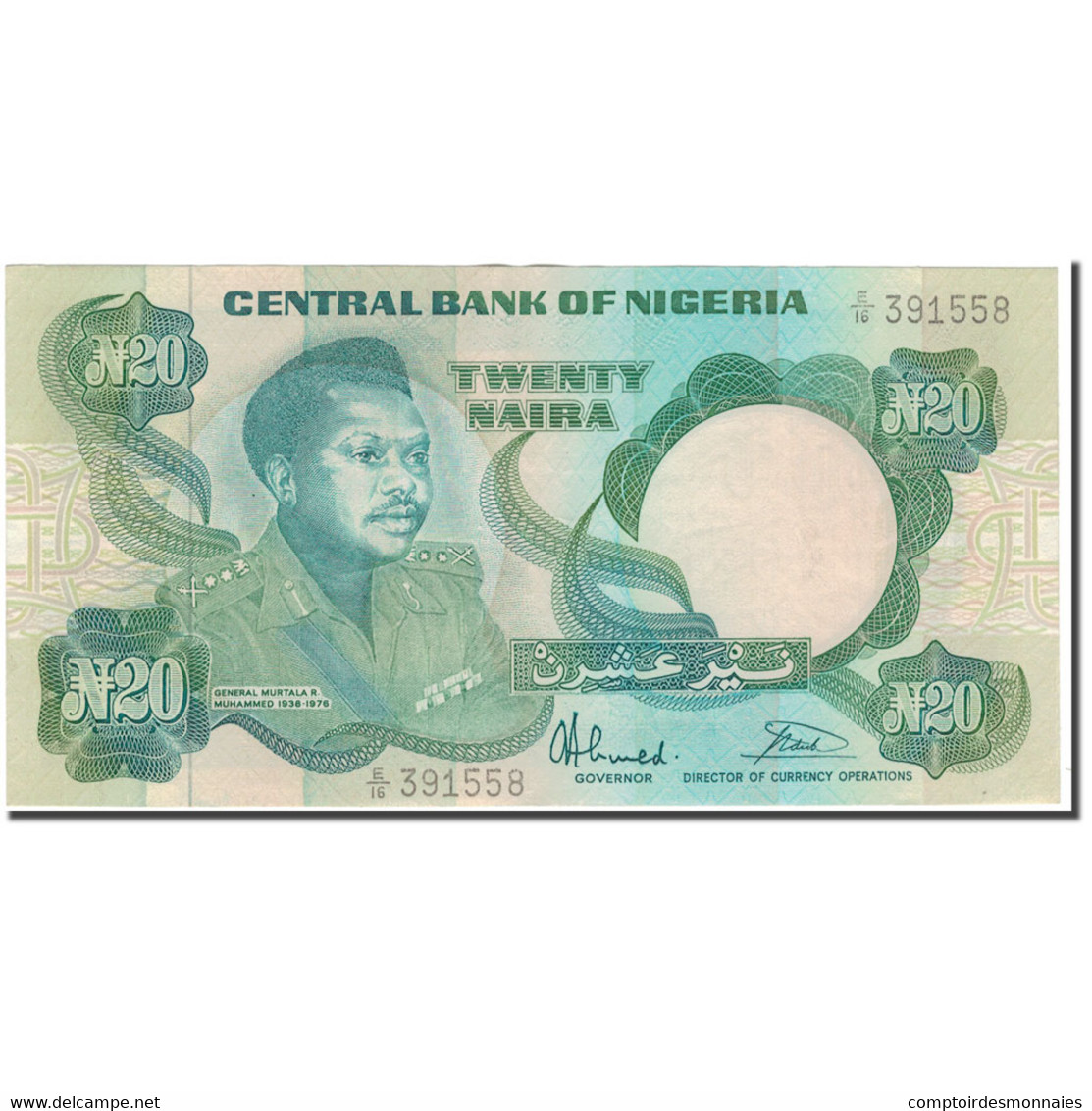 Billet, Nigéria, 20 Naira, KM:26b, SUP - Nigeria