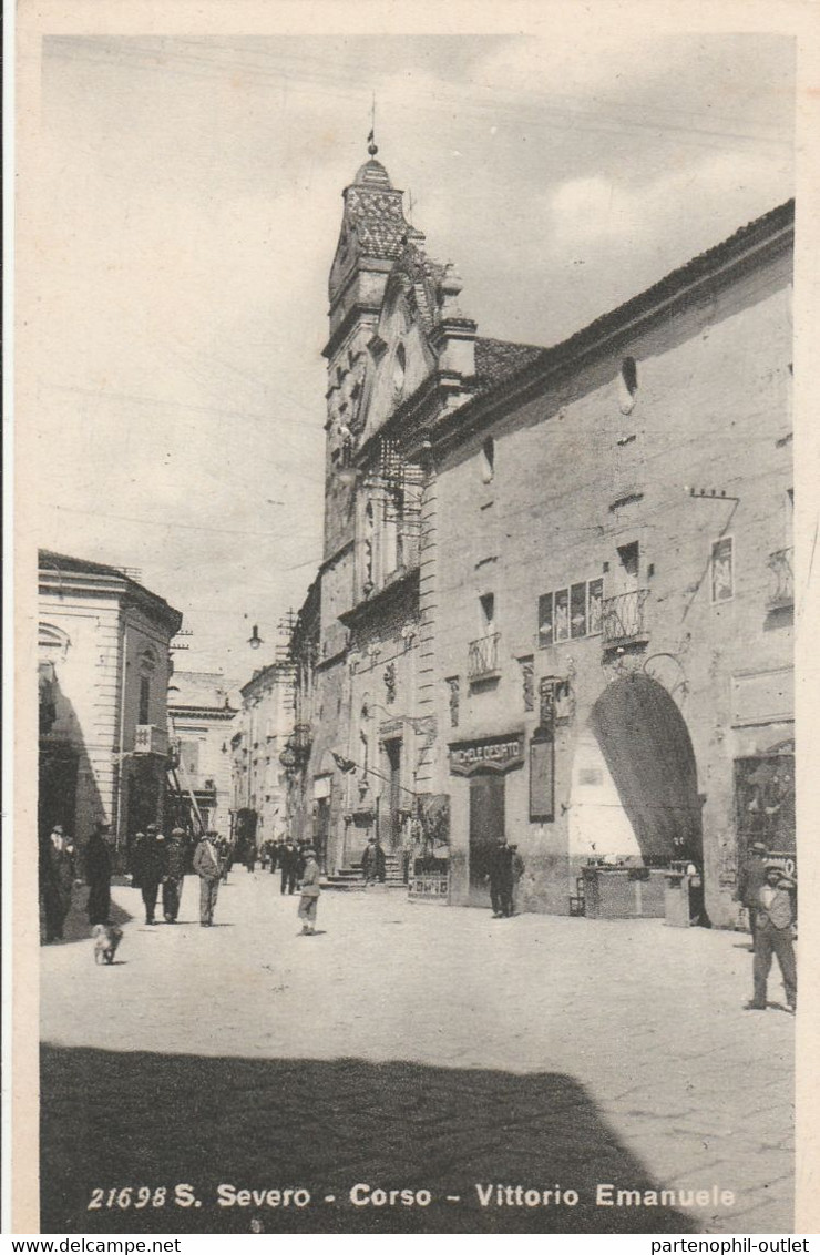 Cartolina - Postcard / Non Viaggiata - Unsent /  San Severo - Corso Vittorio Emanuele - San Severo