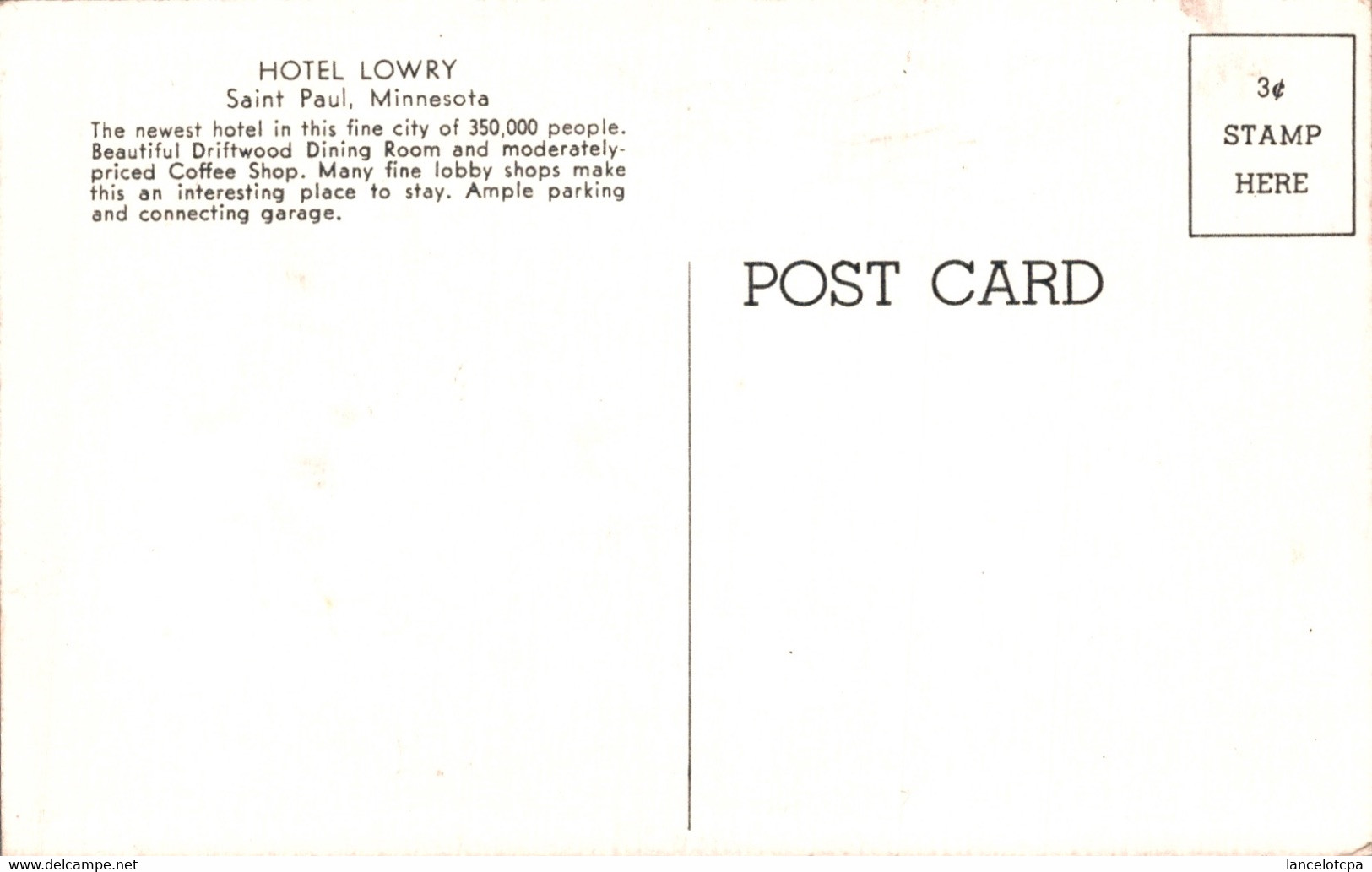 HOTEL LOWRY - SAINT PAUL - MINNESOTA - St Paul