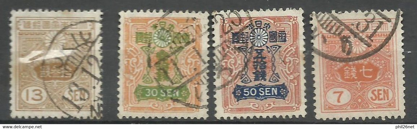 Japon    N°  190; 251 ; 256 Et 257         Oblitérés       B/TB       Voir Scans     Soldé ! ! ! - Oblitérés