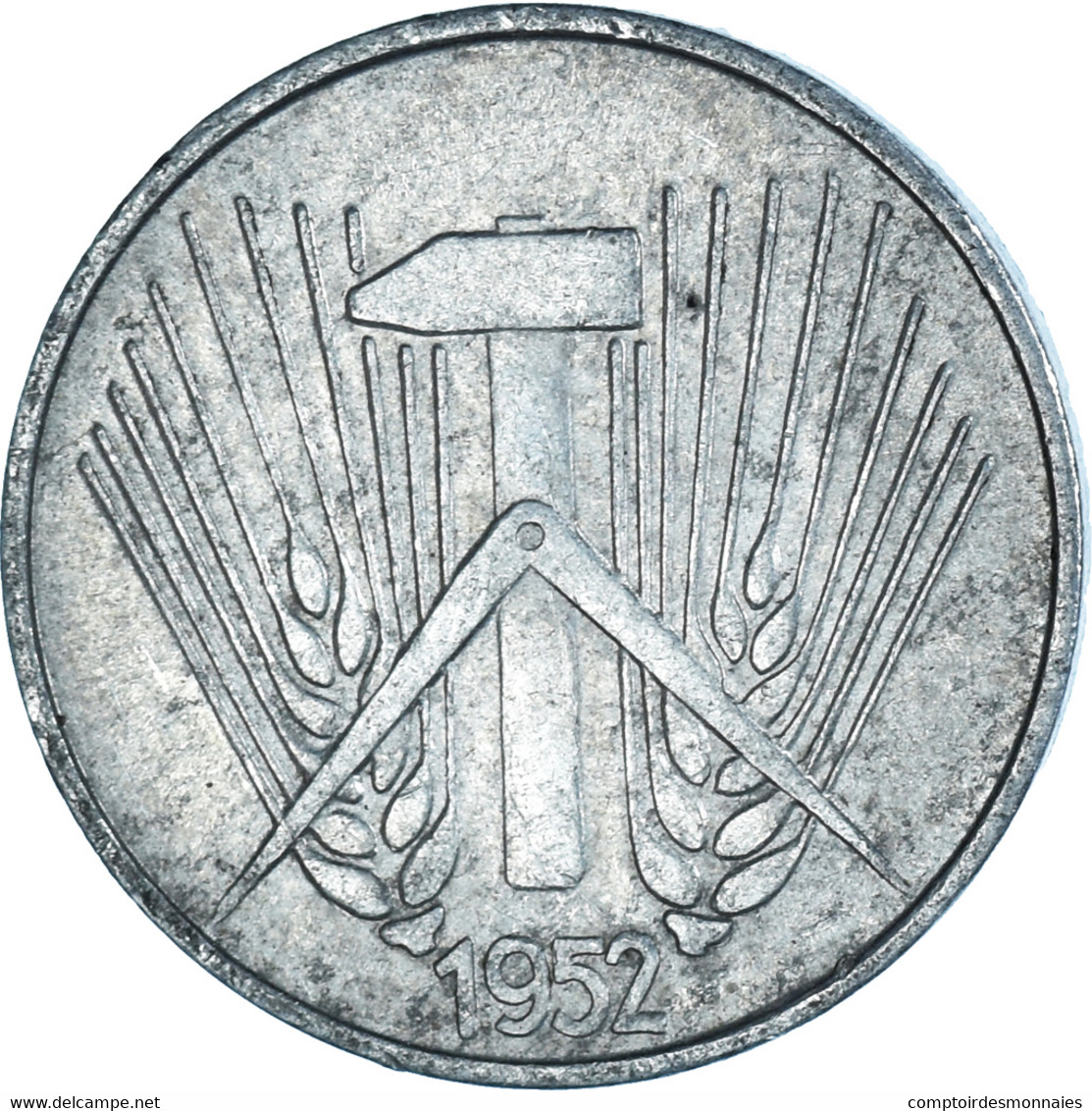 Monnaie, République Démocratique Allemande, Pfennig, 1952 - 1 Pfennig