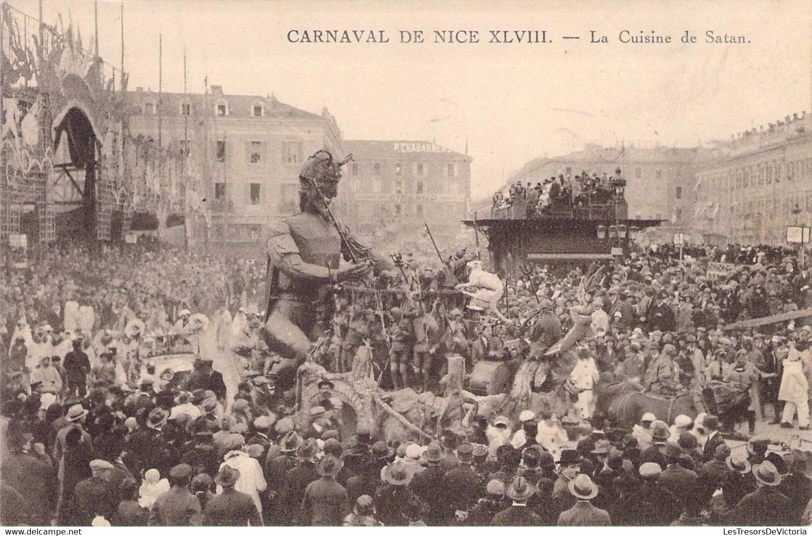 CPA France - Carnaval De Nice XLVIII - La Cuisine De Satan - Festivités - Folklores - Animée - Parade - Chapeau - Carnevale