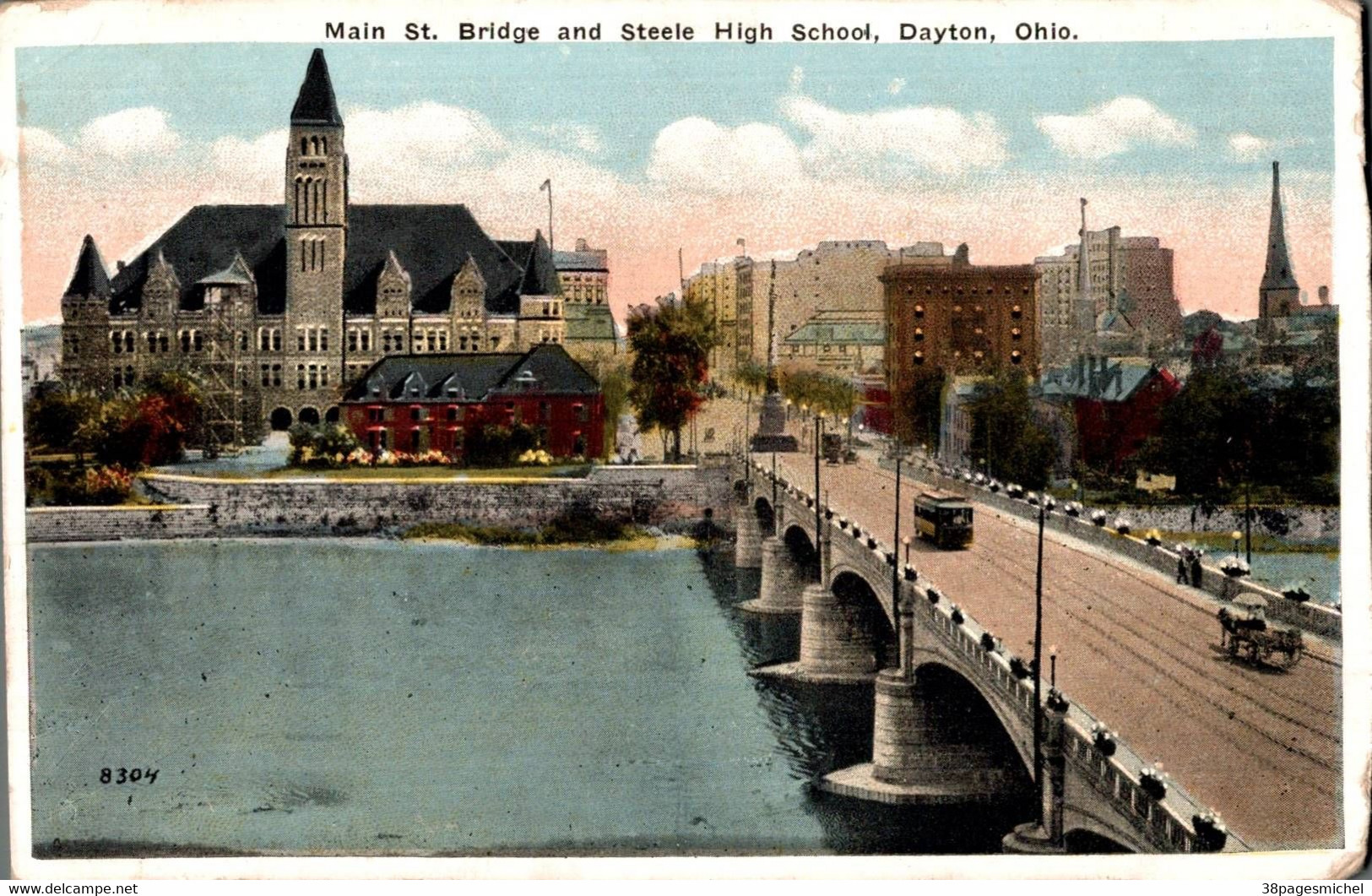 I0711 - OHIO - DAYTON - ÉTATS UNIS - Main St Bridge And Steele High School - Dayton