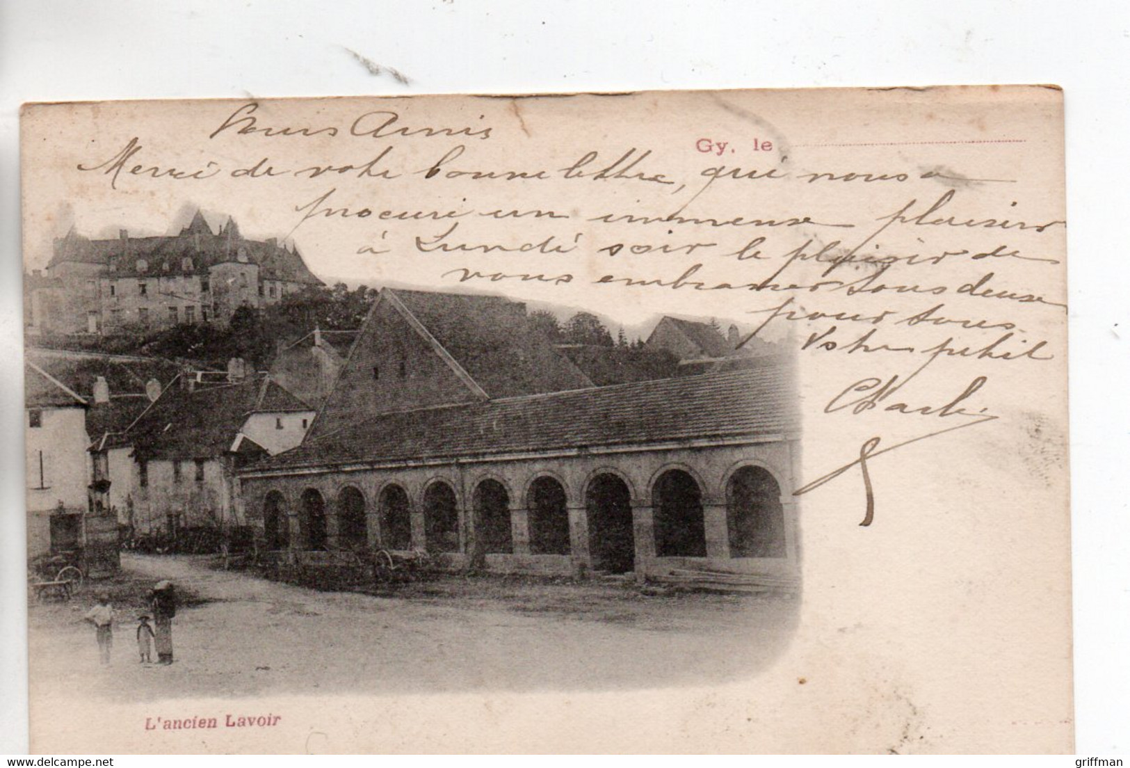 GY L'ANCIEN LAVOIR 1903 PRECURSEUR TBE - Gy