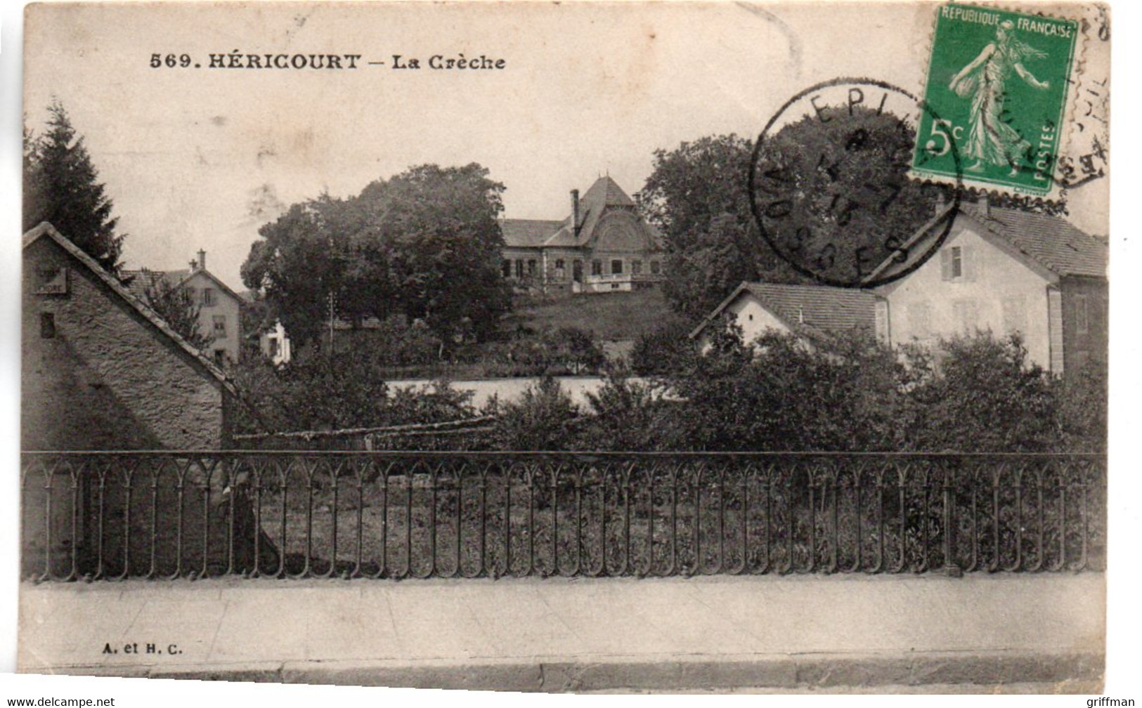 HERICOURT LA CRECHE 1913 TBE - Héricourt
