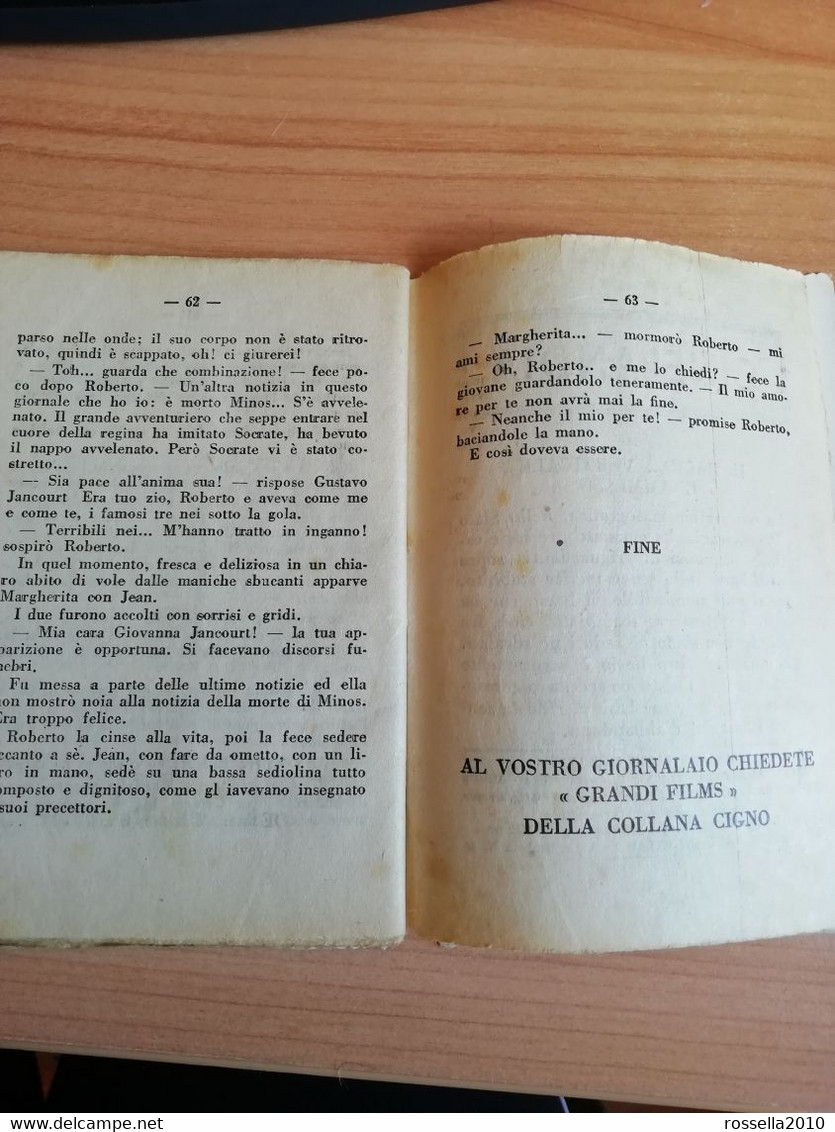 PICCOLO CINE ROMANZO 1935 Collana GIALLI DEL CIGNO - LA BELLA MALEDETTA Italy Book, Italie Livres - Thrillers