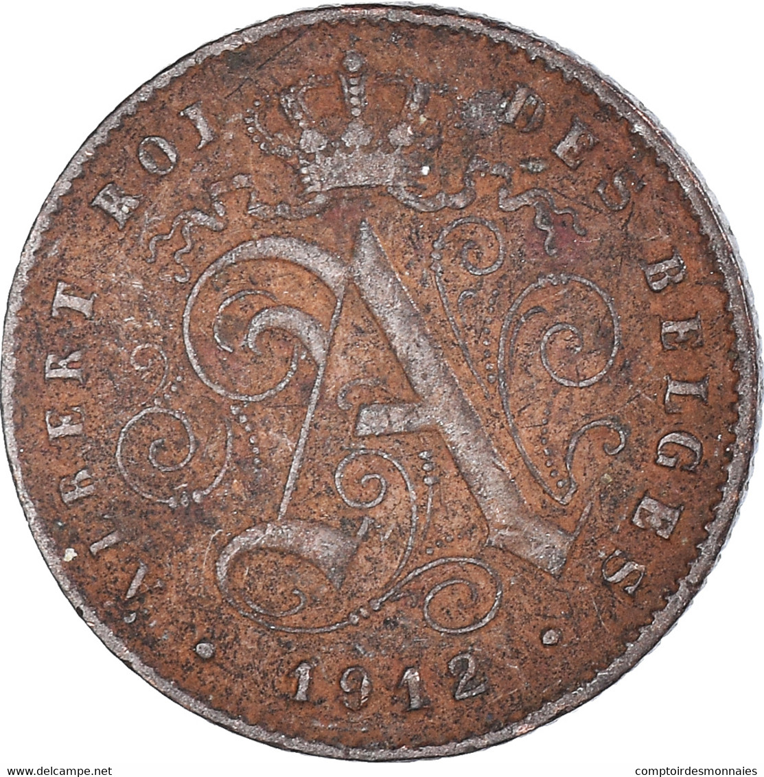 Monnaie, Belgique, Centime, 1912 - 1 Centime