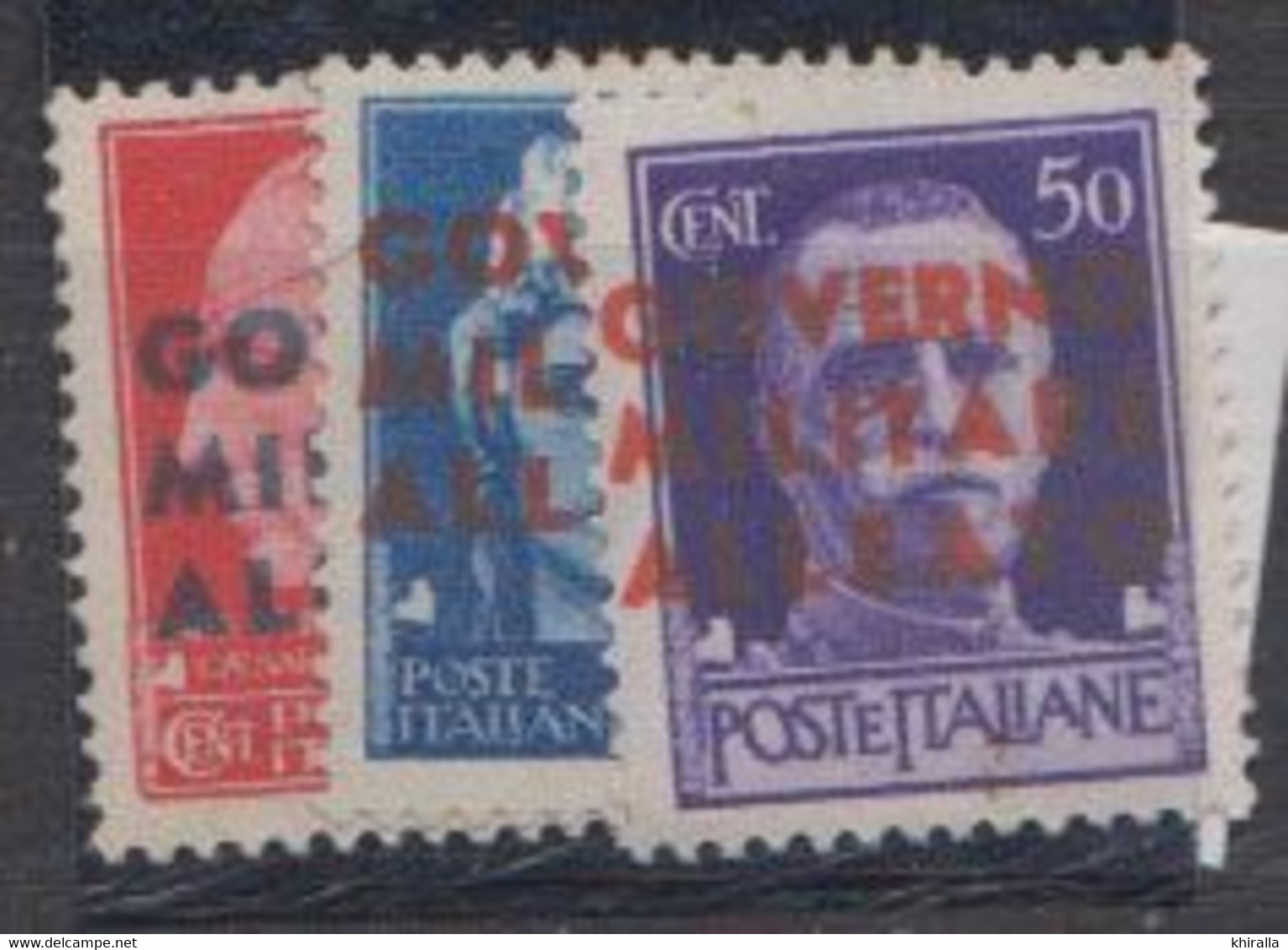 ITALIE   1943     N°  10 / 12   Occupation Interalliée Du Sud        Neuf Sans Charniére   Cote   25 € 00   ( S 237 ) - Altri & Non Classificati