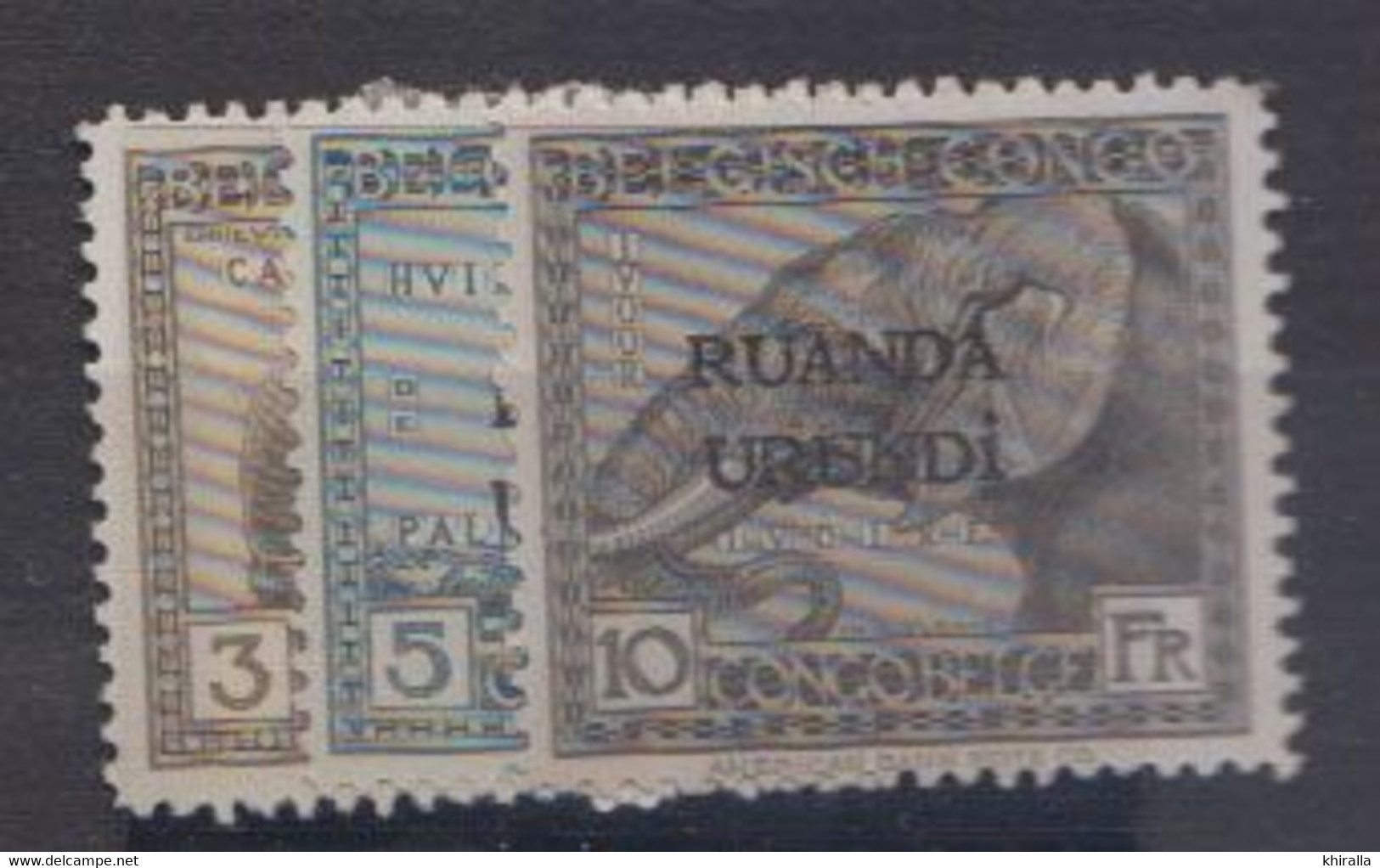 RUANDA   1924     N°  59 / 61         Neuf Avec Charniére   Cote   27 € 50   ( S 238 ) - Ongebruikt