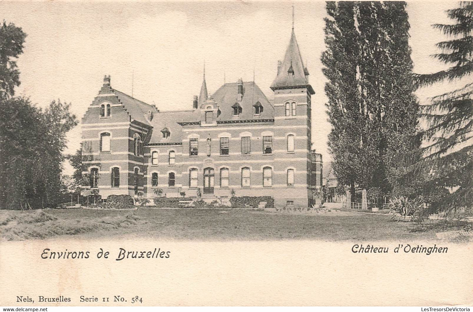 CPA Environs De Bruxelles - Chateau D'Oetinghen - Nels Serie 11 N°584 - Dos Simple - Gooik