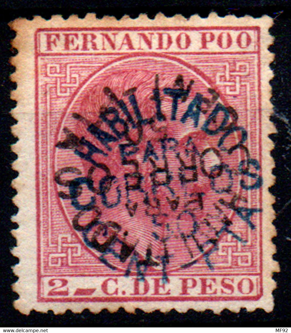 Fernando Poo Nº 10 Hhi. Año 1884/94 - Fernando Po
