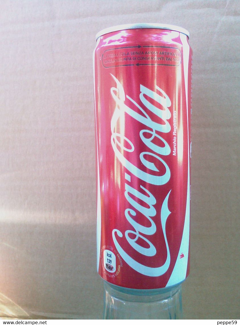 Lattina Italia - Coca Cola - 33 Cl. Tipo Alto 3 - Vuota - Blikken