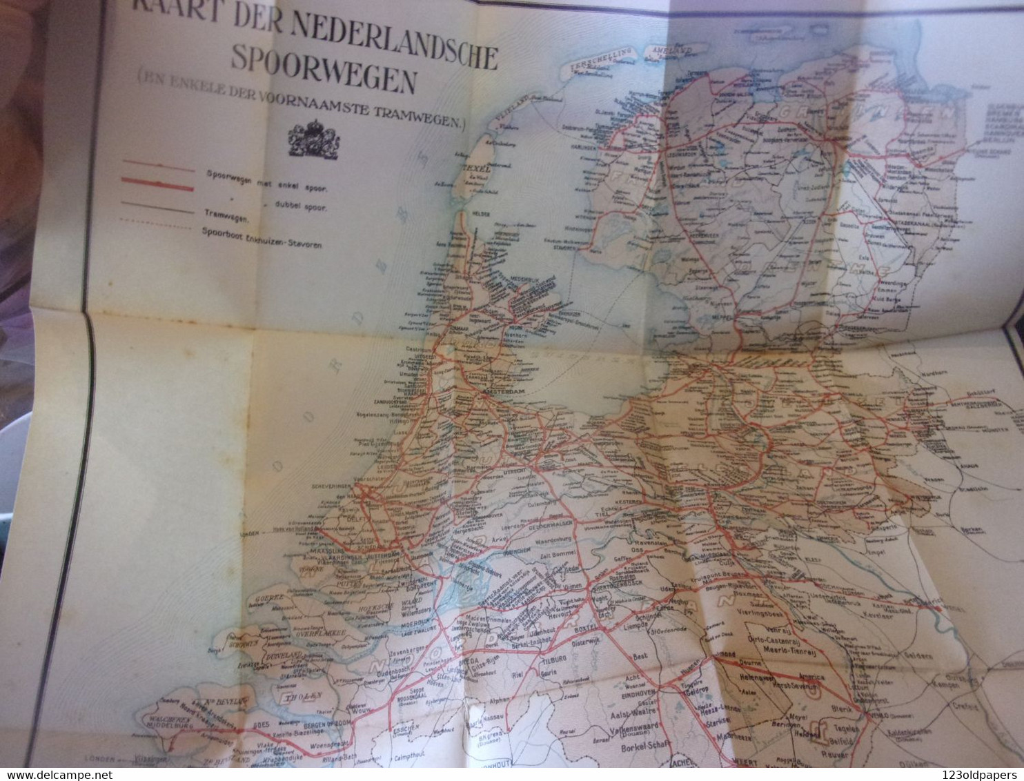 ♥️ REISBOEK VOOR NEDERLAND 1922  TOERISTENBOND MAP PLAN - 1901-1940
