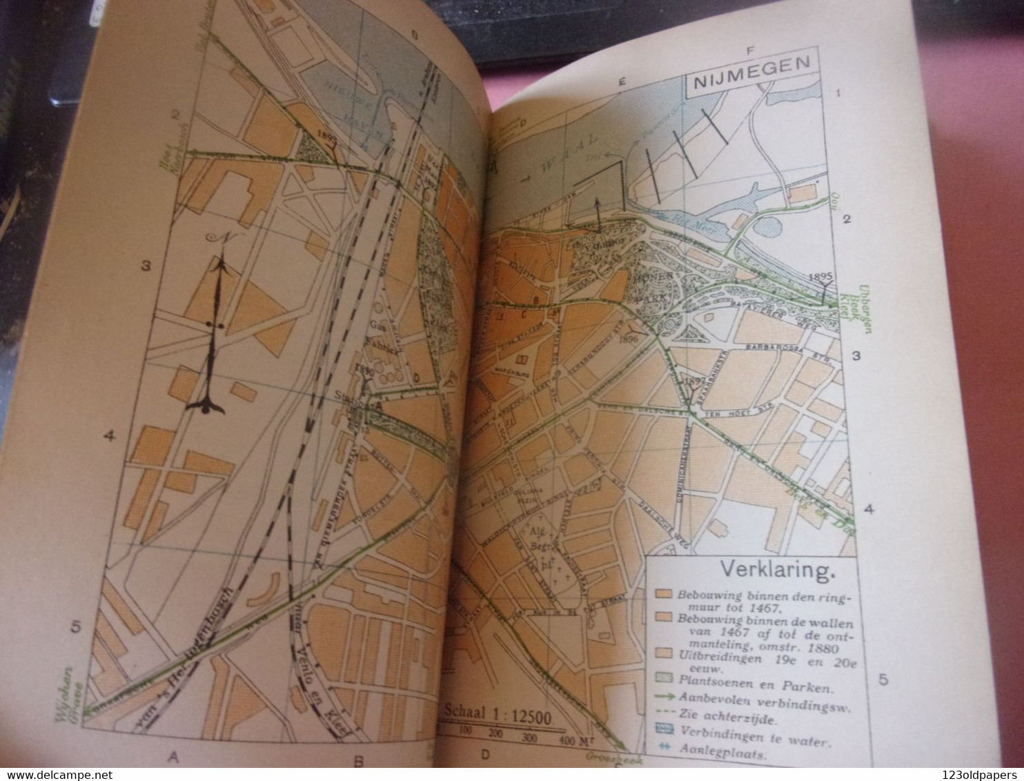 ♥️ REISBOEK VOOR NEDERLAND 1922  TOERISTENBOND MAP PLAN