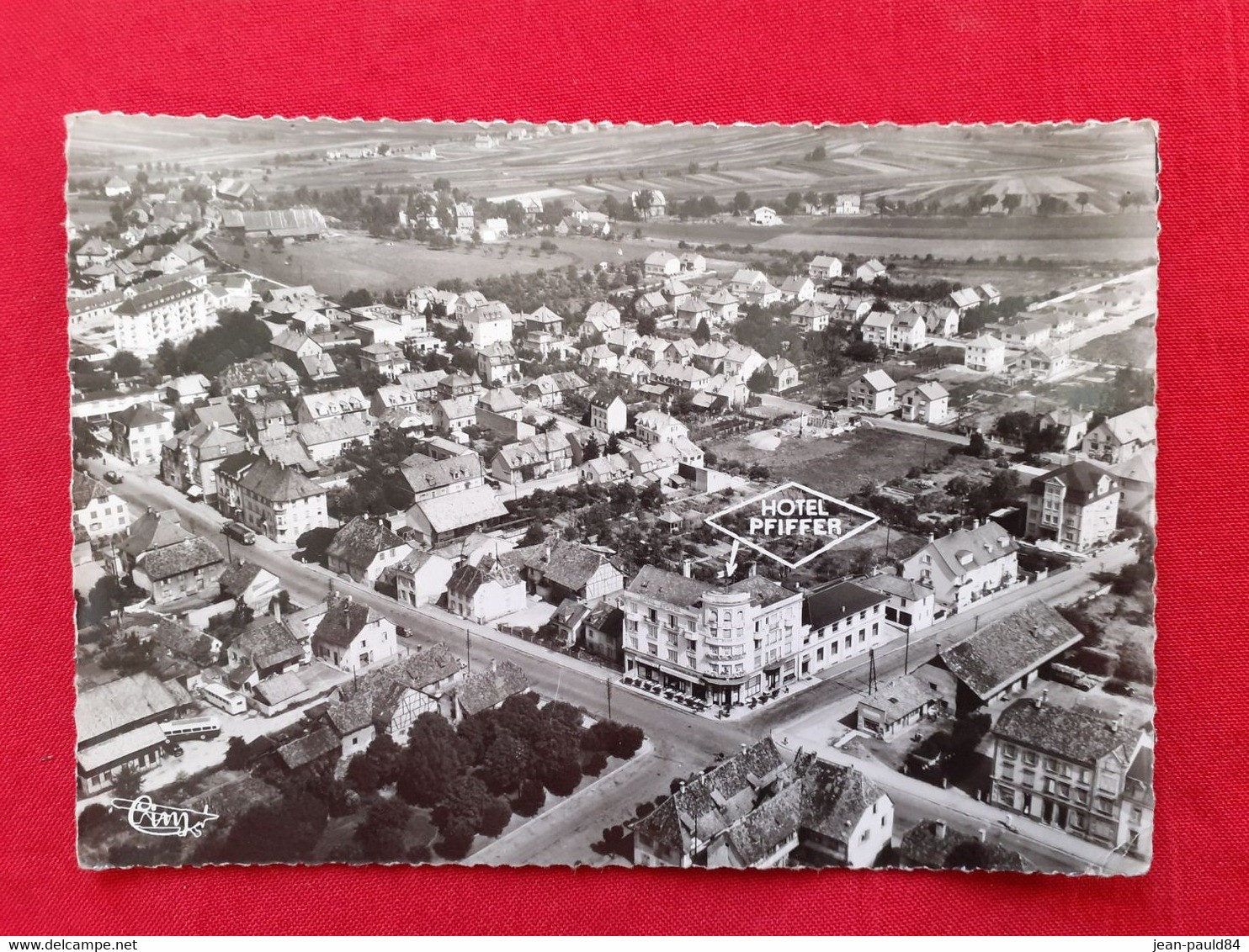 Cpa SAINT LOUIS (Haut-Rhin) 68 Grand Hôtel Pfiffer Relais Gastronomique Vue Aérienne - Saint Louis