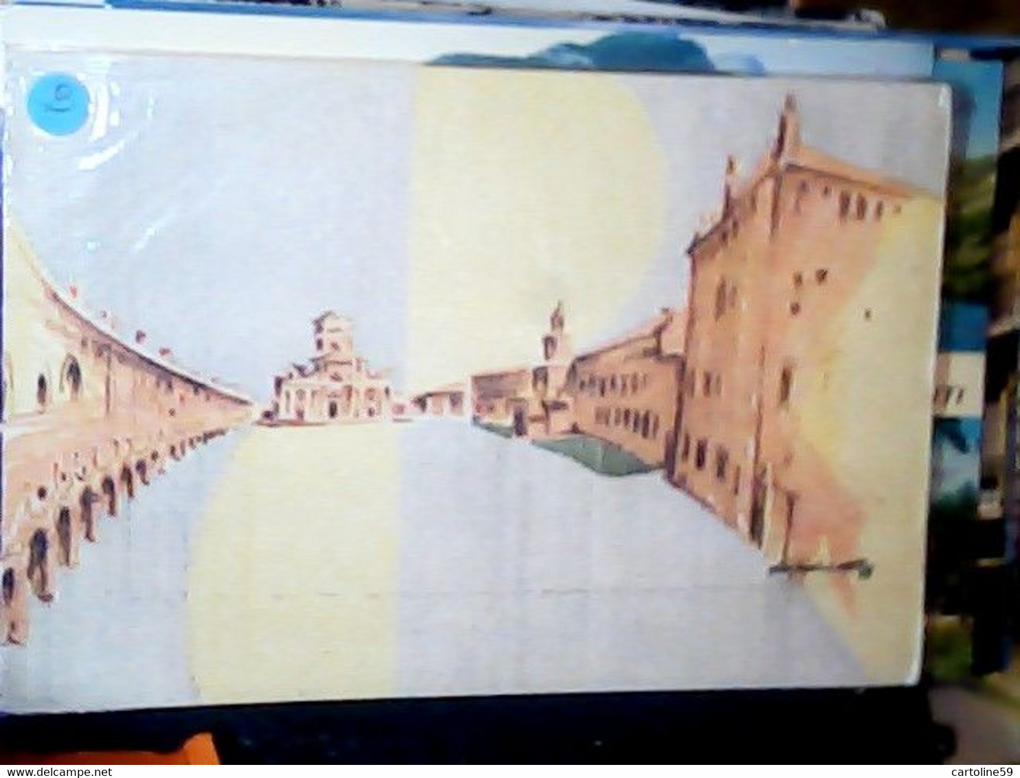 - Carpi, Piazza Martiri, Disegno Di O.Sacchi E A. Rustichelli N1980 IY4192 - Carpi