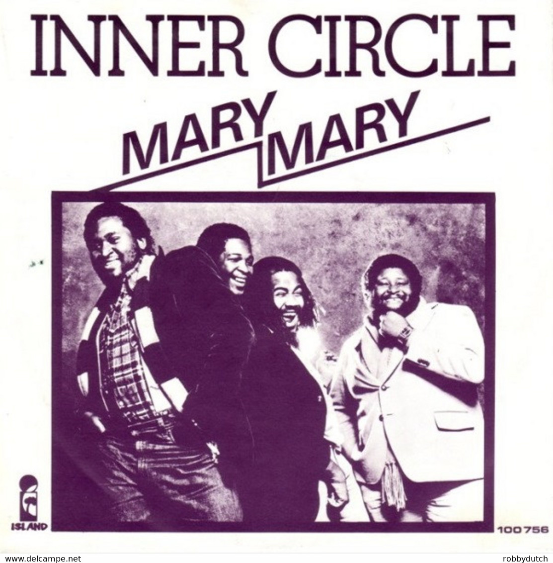 * 7" * INNER CIRCLE - MARY MARY (Holland 1979) - Reggae