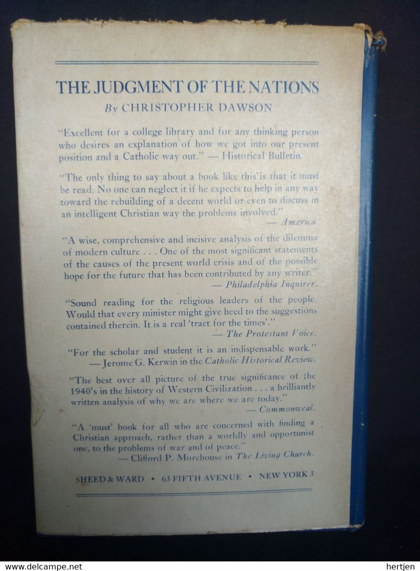 The Judgement Of The Nations - Christopher Dawson - Biblia, Cristianismo