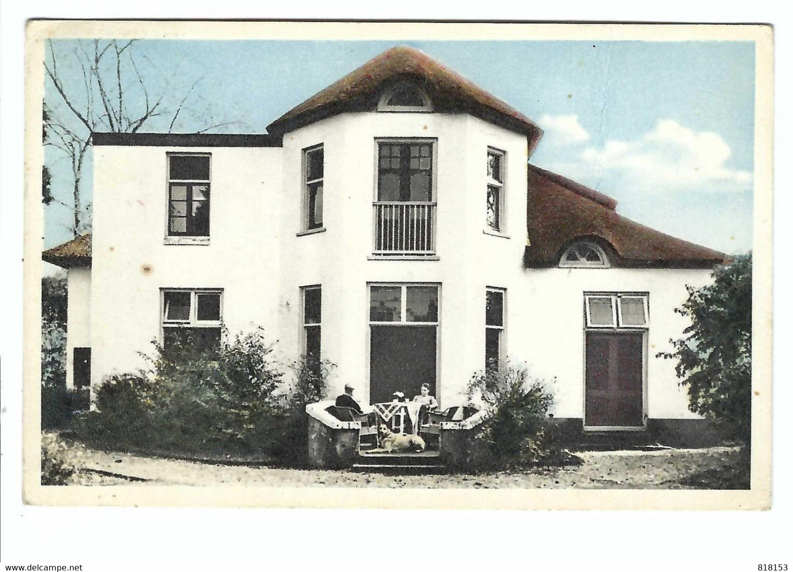 Laren NH  "de Hoeve" Buitencentrum Der Herv. Gem. Amsterdam Hein Keverberg 1       1954 (plooi Li V Boven Naar Onder) - Laren (NH)