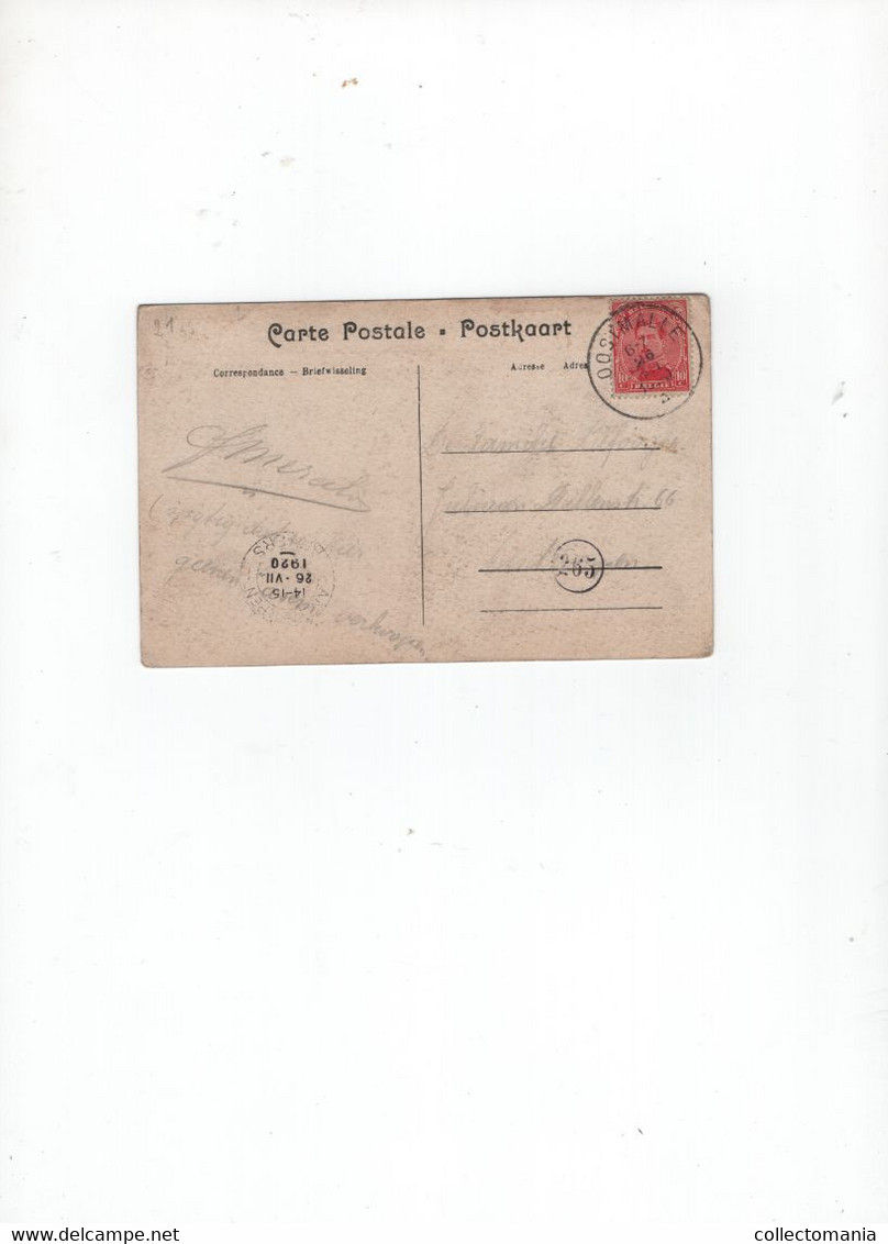 1 Oude Postkaart Oostmalle Turnhoutsche Baan  1920 - Malle