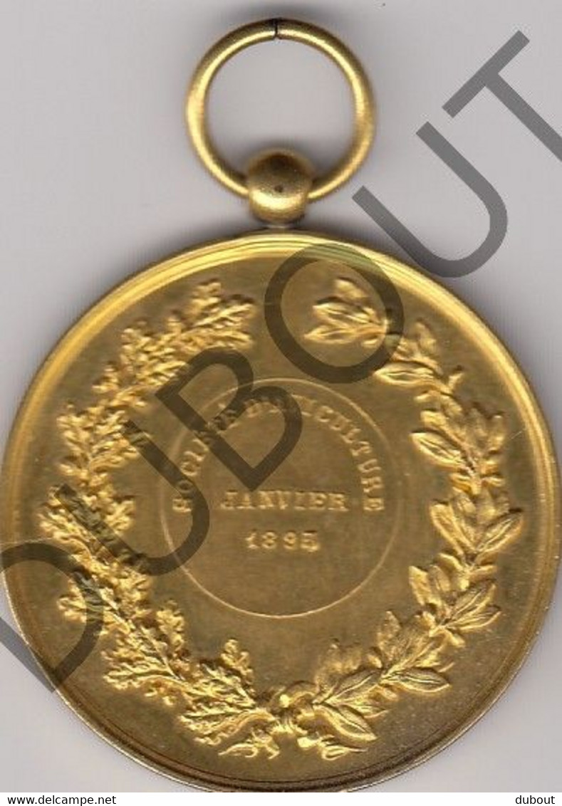 Brussel - Medaille - 1897 - Société D'Aviculture  (T43) - Souvenirmunten (elongated Coins)