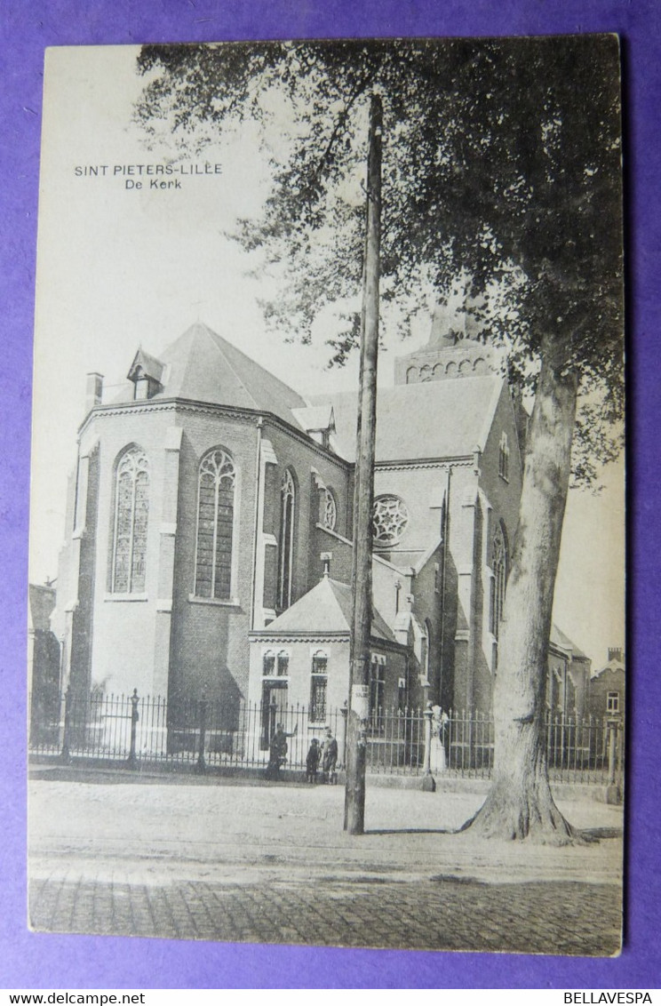 Sint-Pieters Lille. Kerk En Grot , 2 X Cpa - Lille