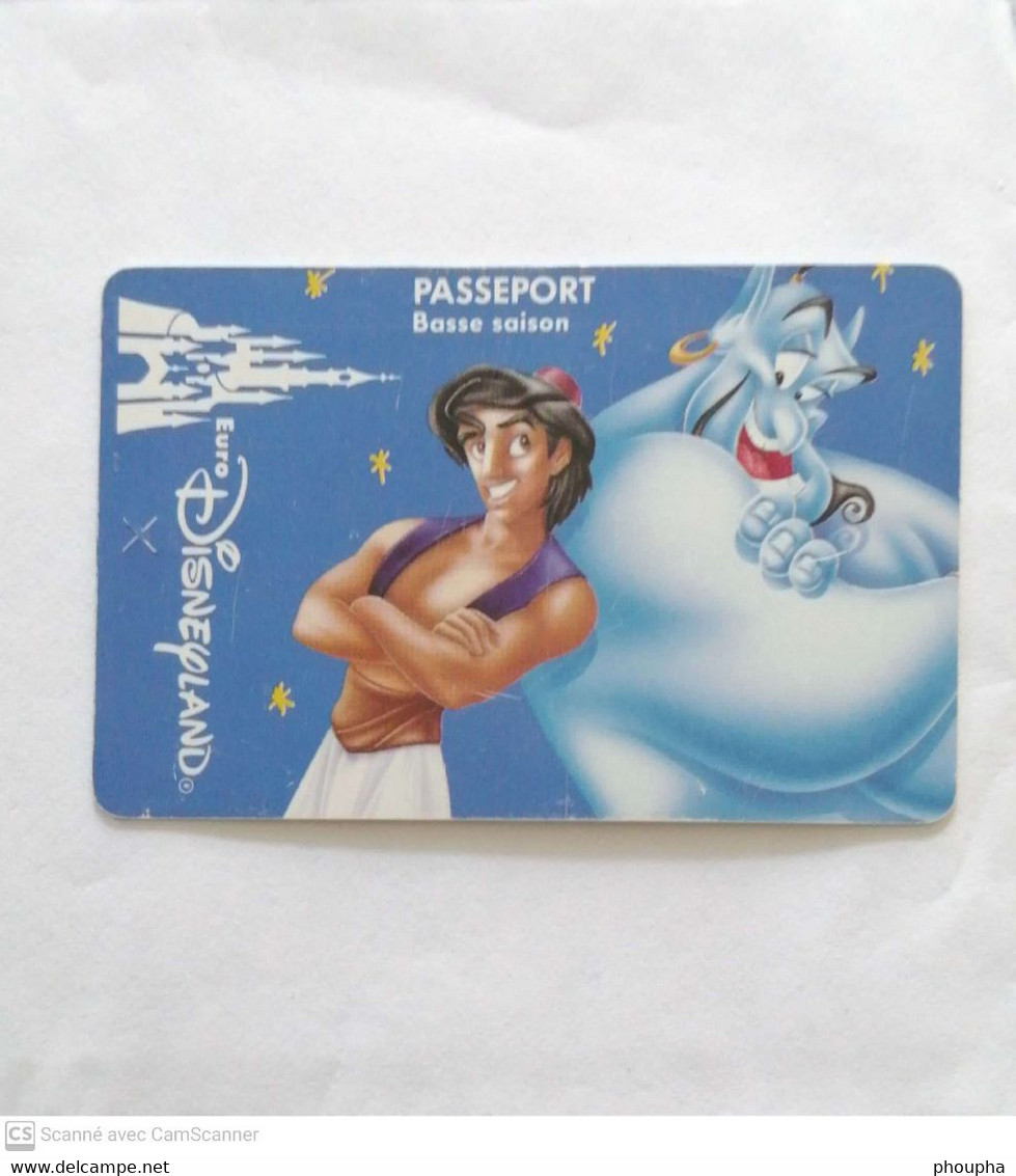 Pass Disney Paris Ancien - Disney-Pässe