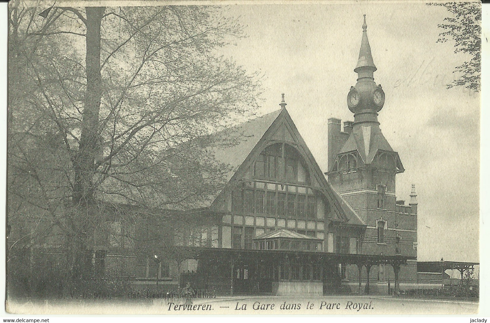 Tervueren -- La Gare Dans Le Parc Royal.    (2 Scans) - Tervuren