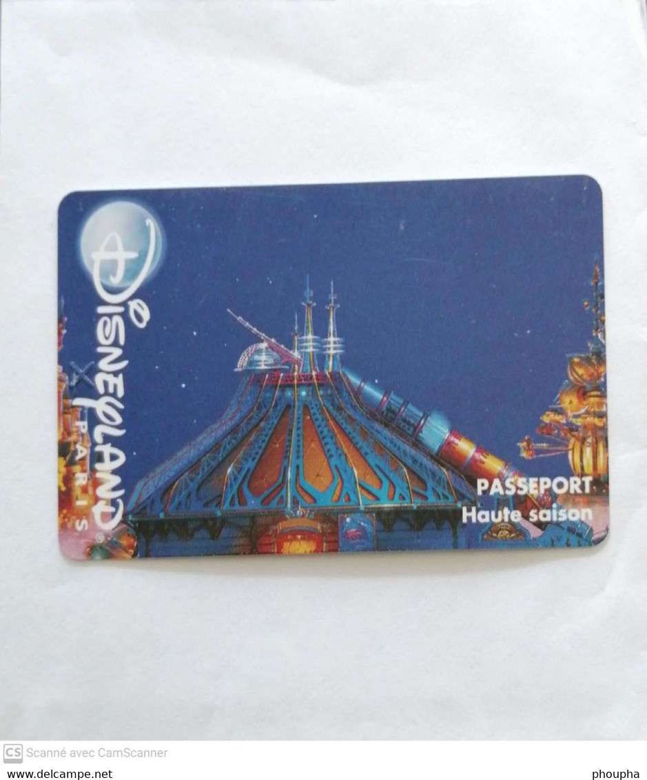 Pass Disney Paris Ancien - Passaporti  Disney